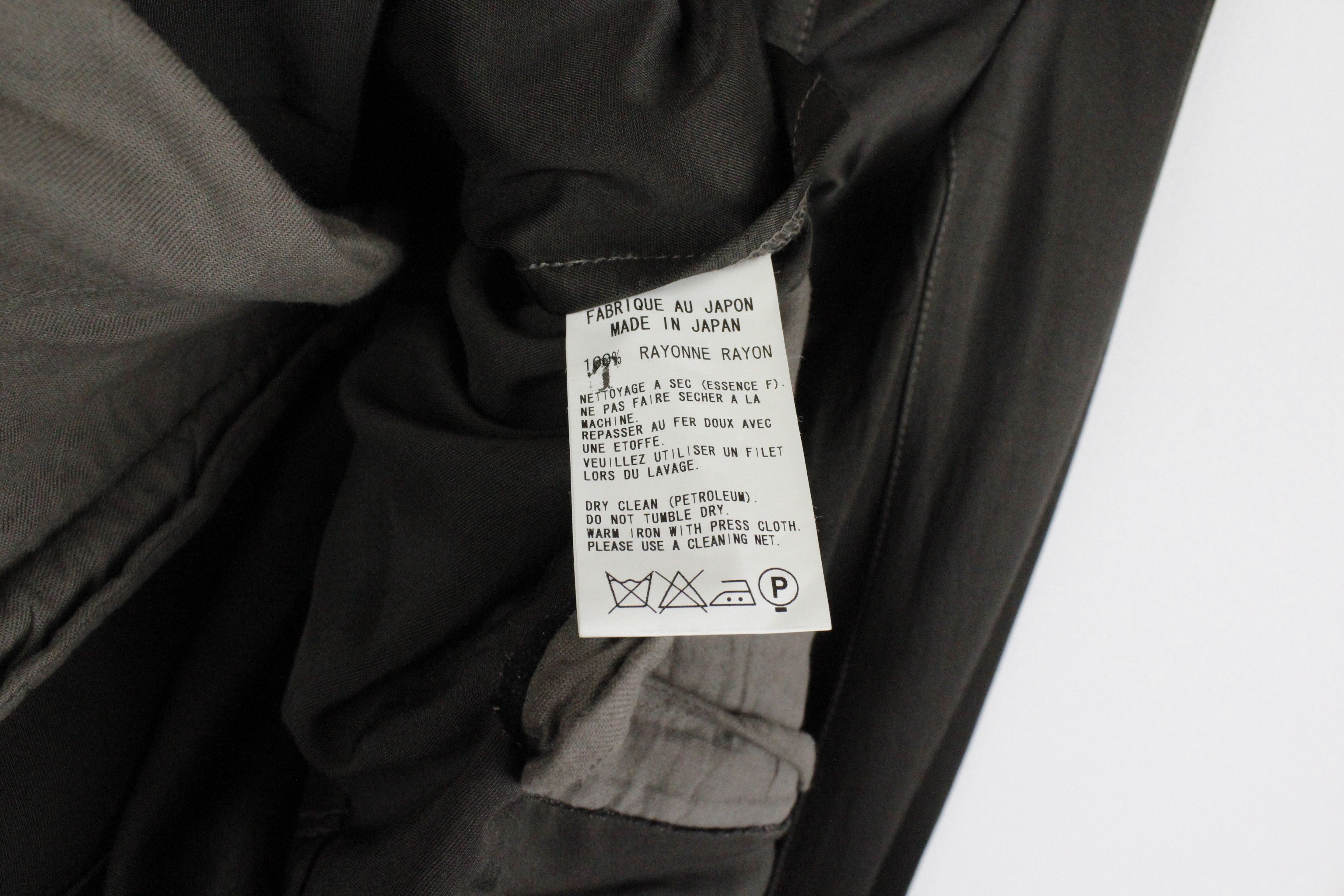 Yohji Yamamoto Womens Archive Yohji Yamamoto Y'S Chiffon Rayon Trench Coat Size M / US 6-8 / IT 42-44 - 8 Thumbnail