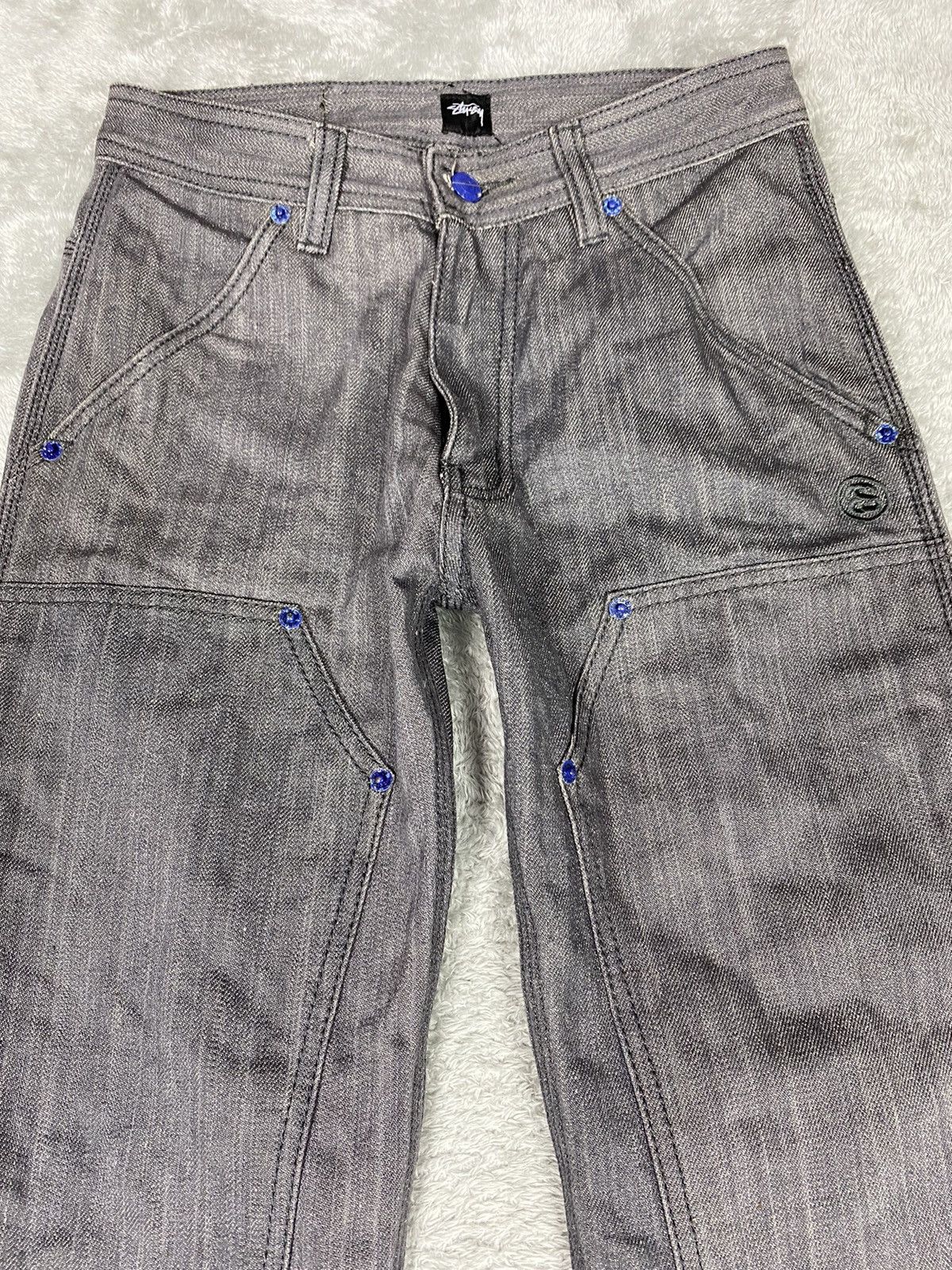 Levi's × Stussy Levi’s x Stussy Double Knee Jeans. S0263 Size US 28 / EU 44 - 4 Thumbnail
