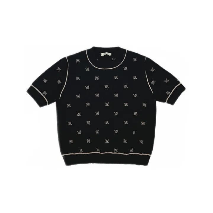 Fendi Fendi Casual Knitted Short Sleeve Top 0079 Size US M / EU 48-50 / 2 - 1 Thumbnail