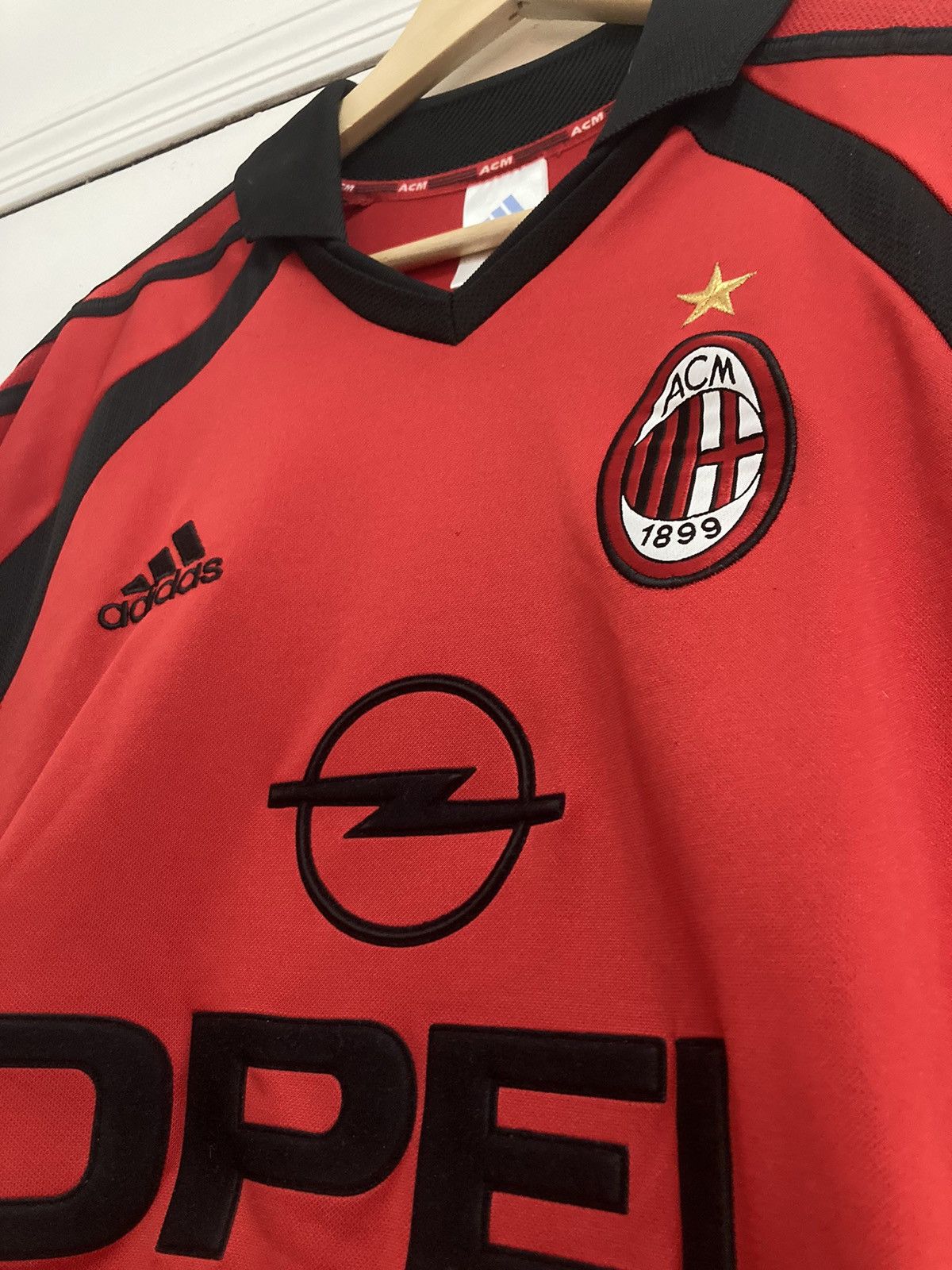 AC Milan Adidas 2001/02 Vintage Third Jersey Maldini L Large