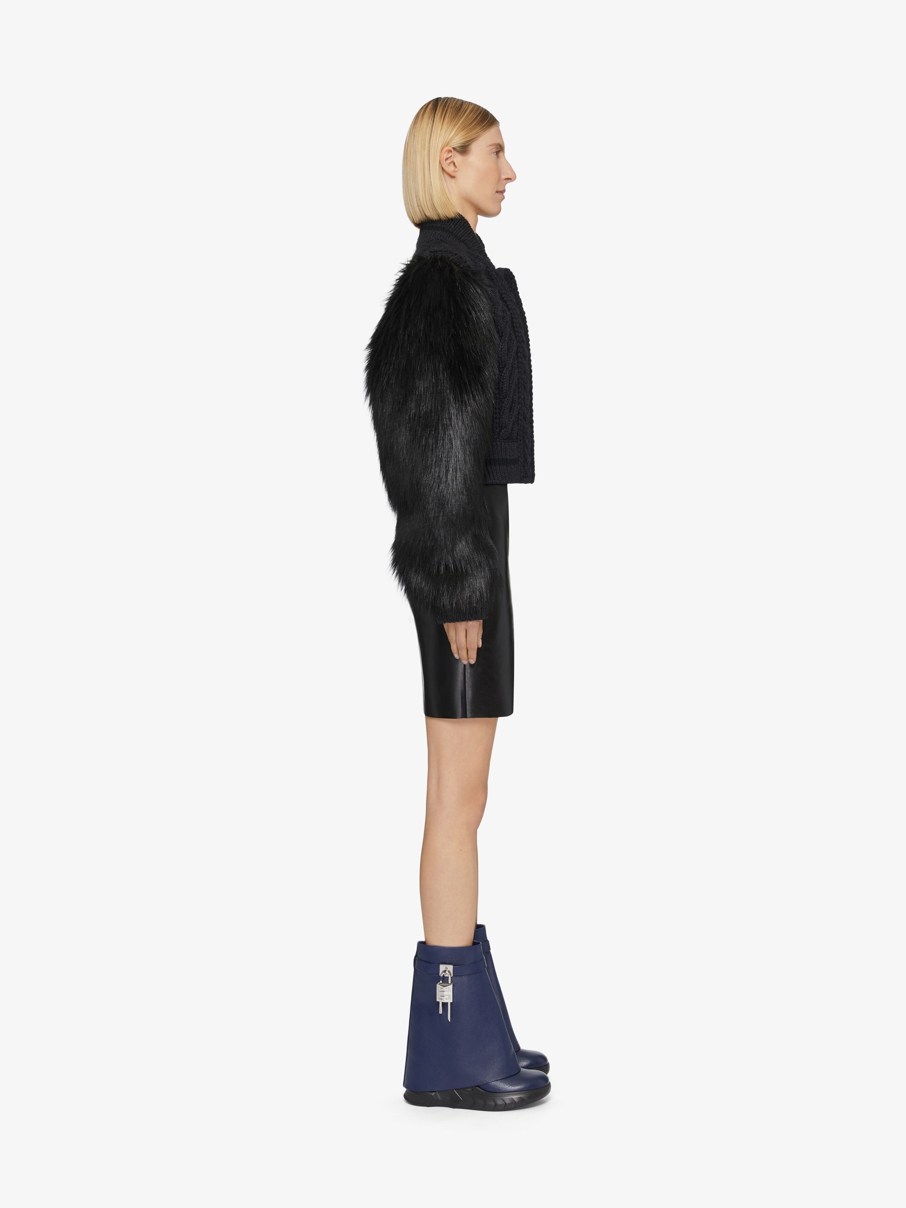 Givenchy o1srvl11e0525 Shark Lock Ankle Boots Biker Low Wedge Blue Size US 12 / IT 42 - 2 Thumbnail