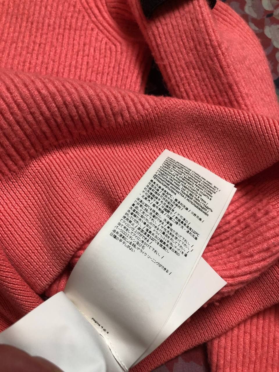 Stone Island Stone Island Pink Hand-Sprayed Knit Jumper Size XS / US 0-2 / IT 36-38 - 5 Thumbnail