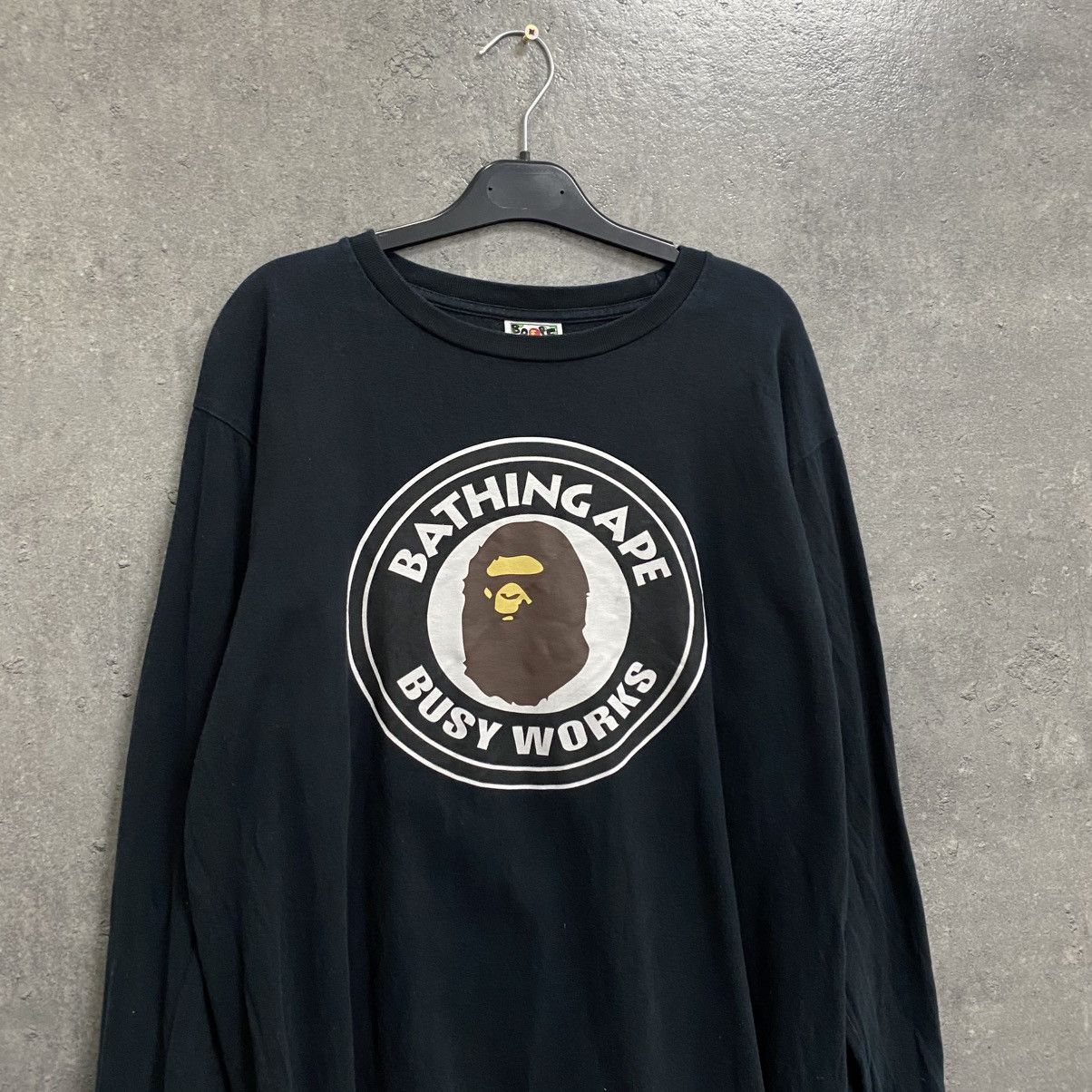 Bape Bape Long sleeve College Tee Size US L / EU 52-54 / 3 - 2 Thumbnail