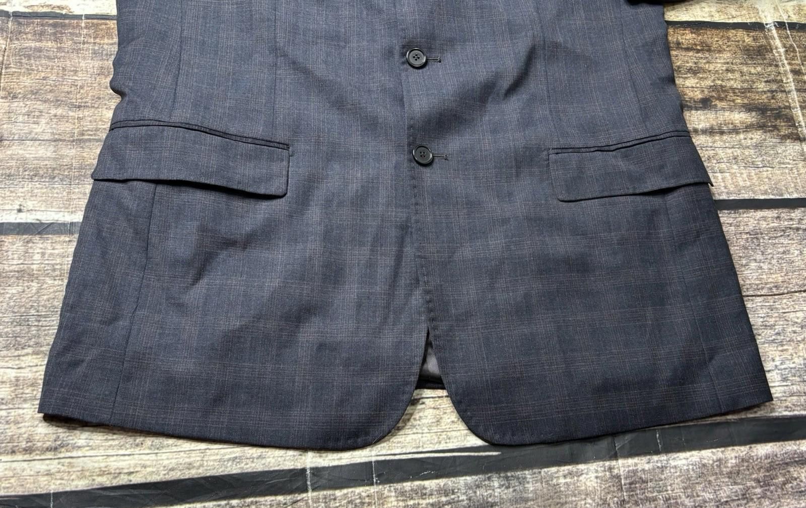 Other Giorgio Valentini Blazer Men's 42L Lanificio Super 140s Wool Size 42L - 6 Thumbnail