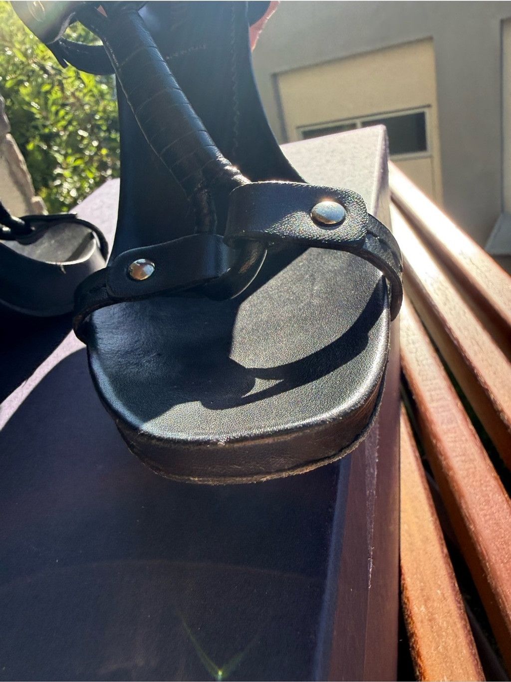 Prada Prada harness leather heels Size US 7 / IT 37 - 8 Thumbnail