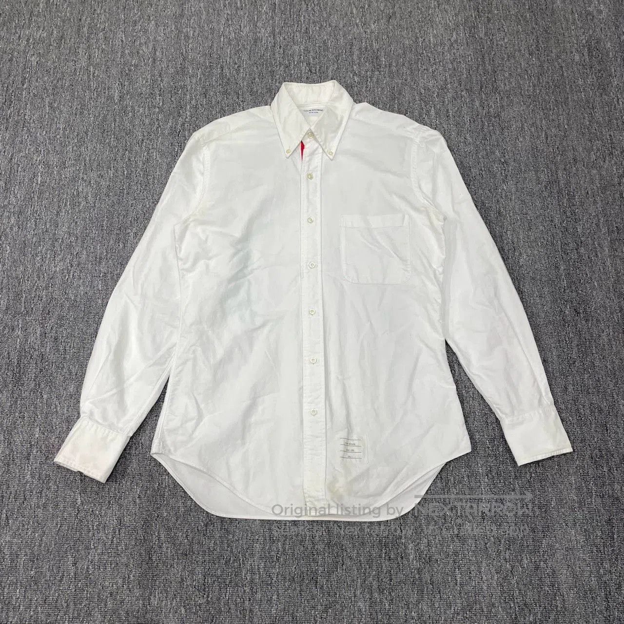 Thom Browne Thom Browne TB White Long Sleeve Shirt. Size US XS / EU 42 / 0 - 1 Thumbnail