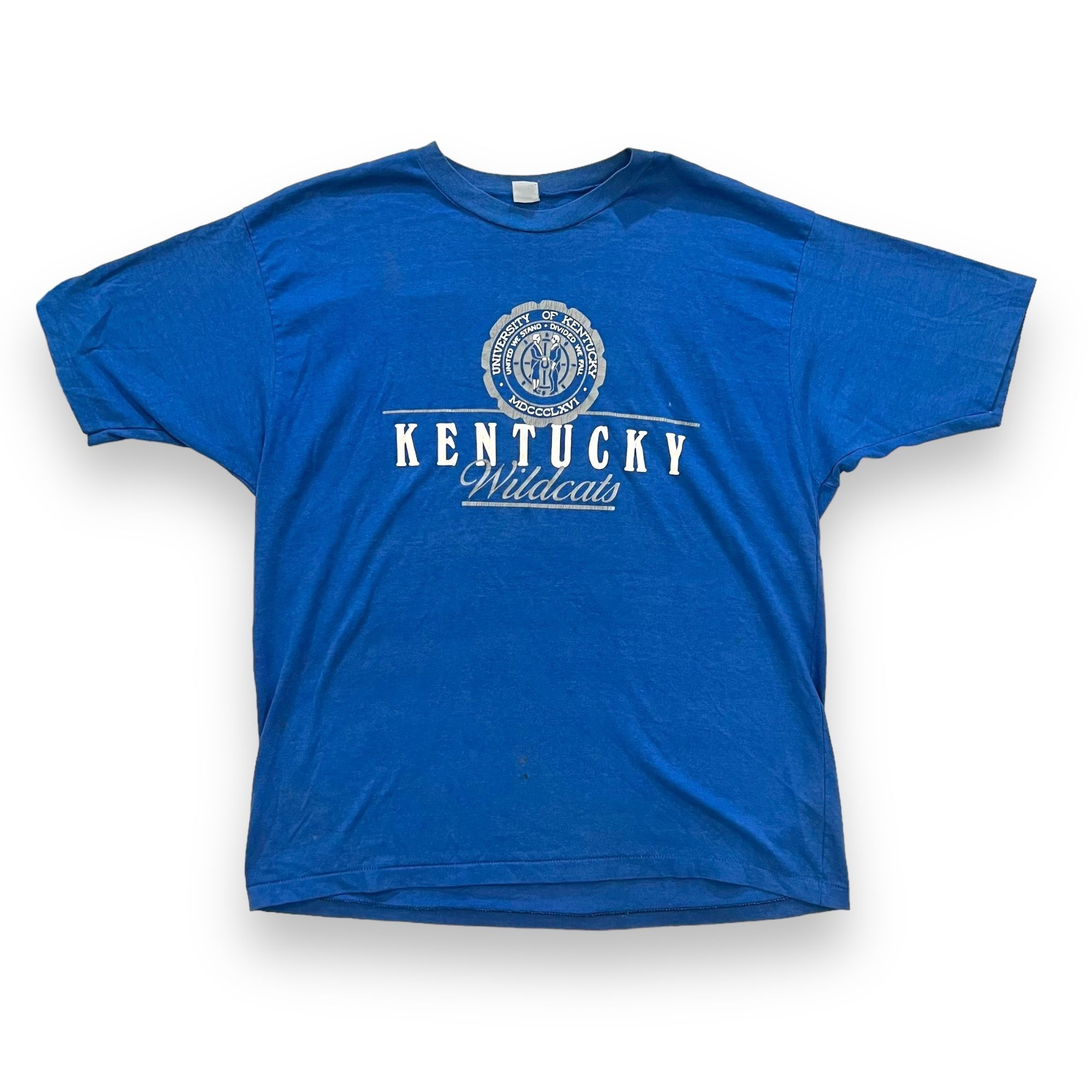 Vintage Vintage University of Kentucky Wildcards T Shirt Size US L / EU 52-54 / 3 - 3 Thumbnail