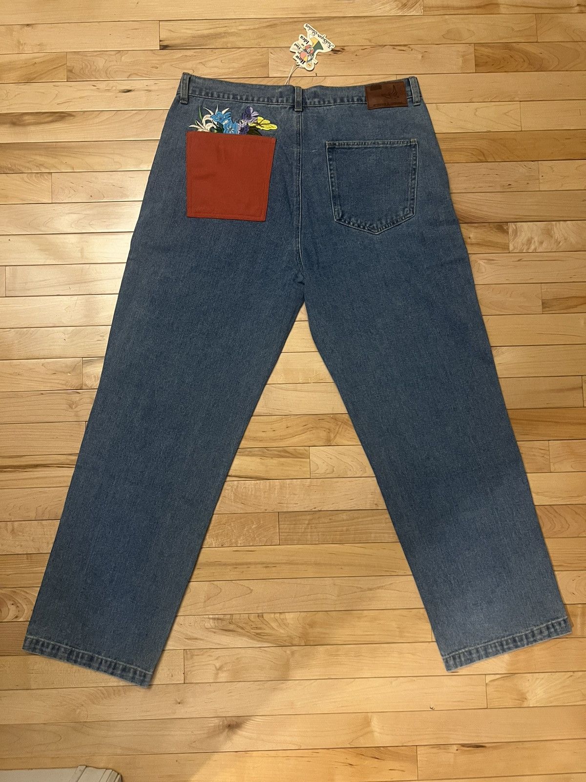 KidSuper Kidsuper Studios All Over Flower Pots Denim Jeans Size US 34 / EU 50 - 6 Thumbnail