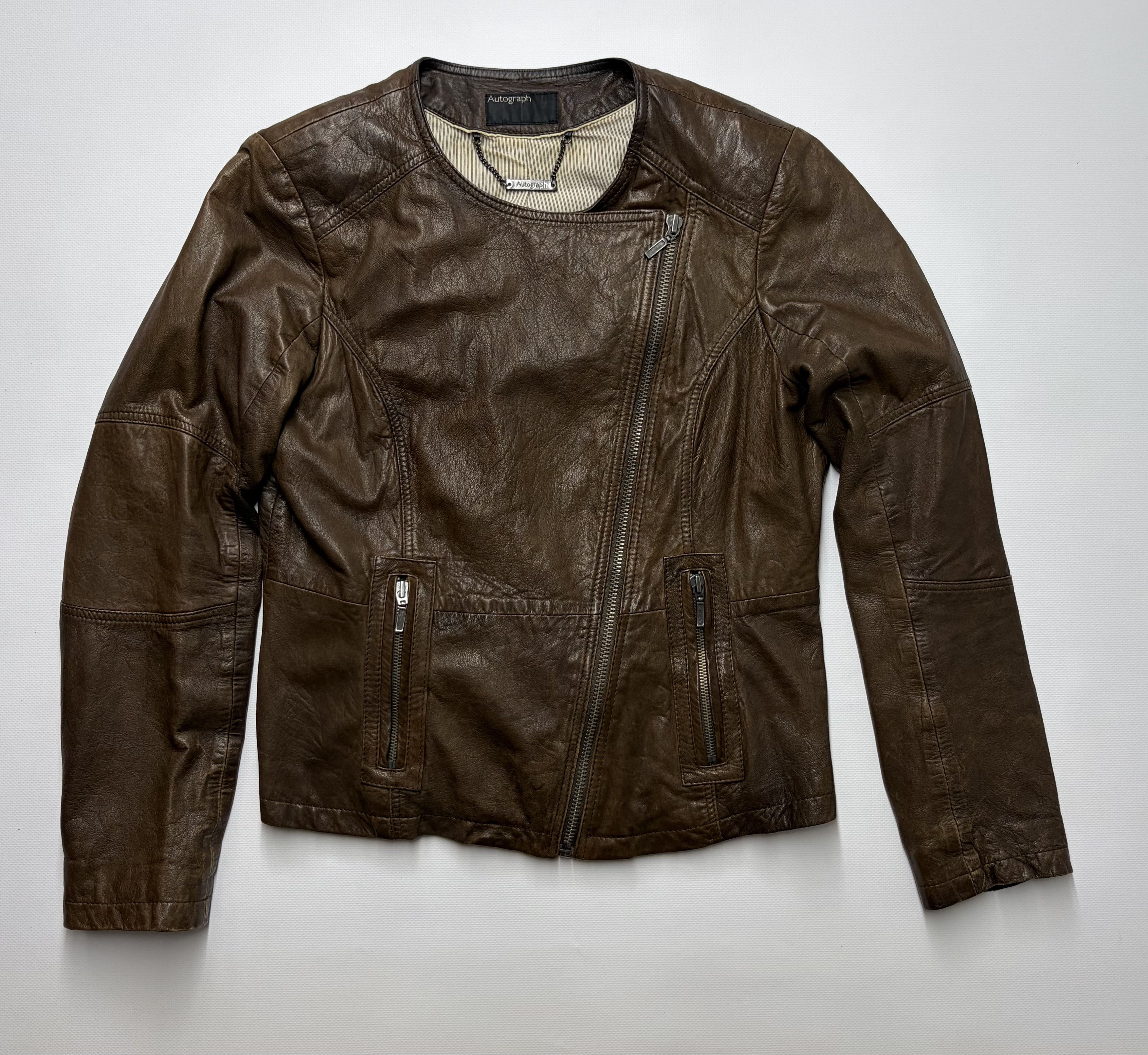 Vintage Vintage Crop Leather Women's Jacket Size M / US 6-8 / IT 42-44 - 1 Thumbnail