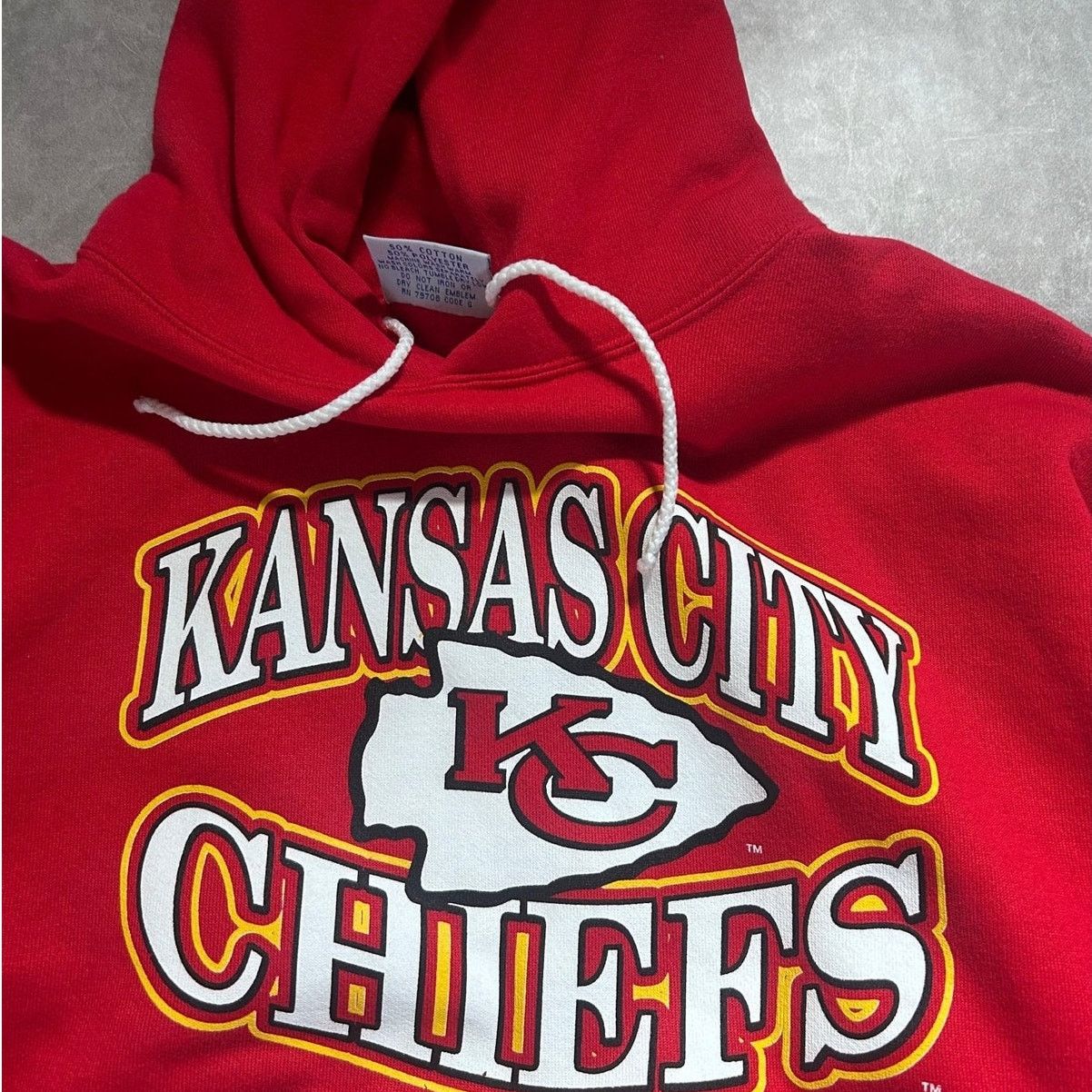 The Game 90s Vintage Kansas City Chiefs The Game Red Hoodie Size L Size US L / EU 52-54 / 3 - 2 Thumbnail