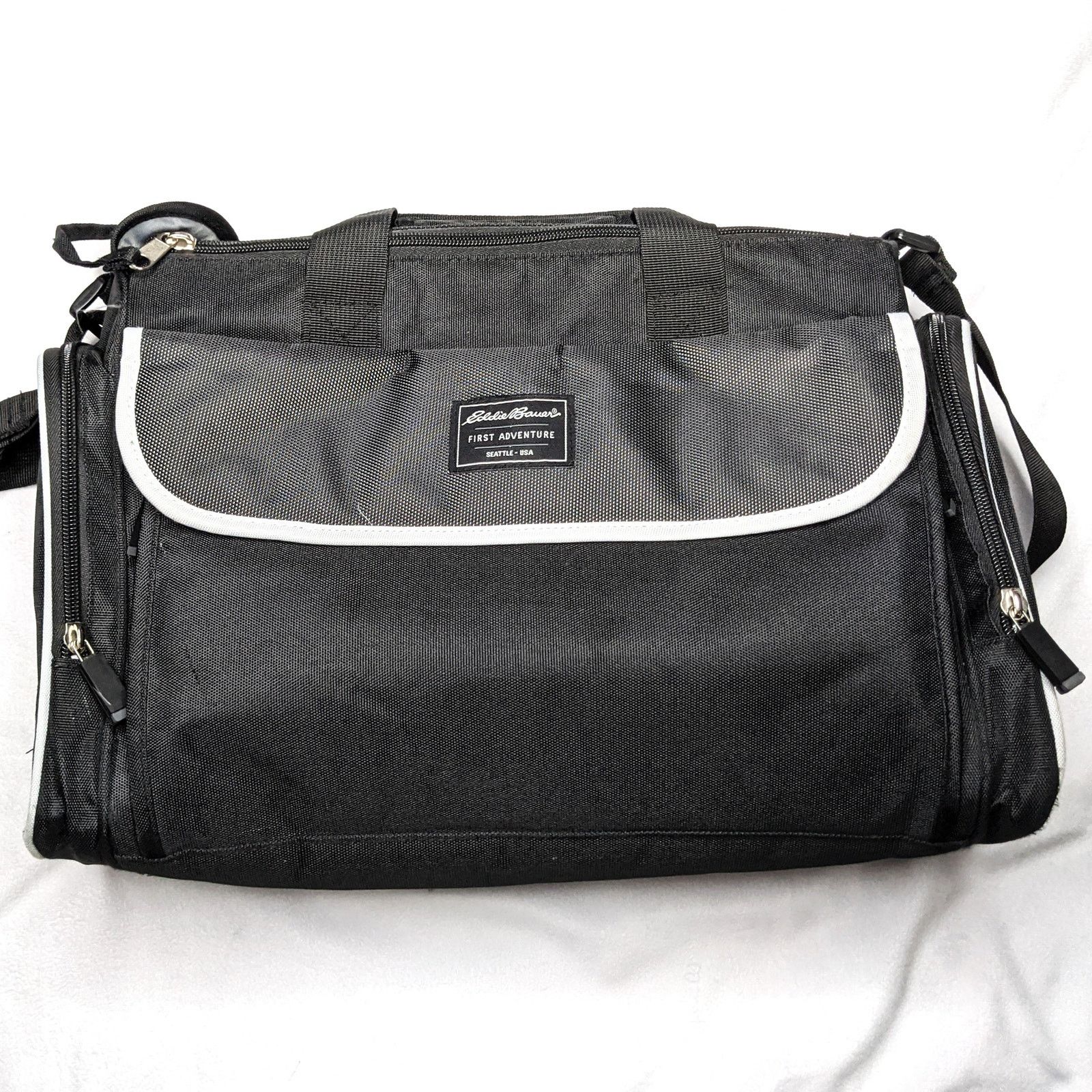 Eddie Bauer Eddie Bauer Picnic Duffle Insulated Cooler Bag w/ Mat Black Size ONE SIZE - 1 Thumbnail