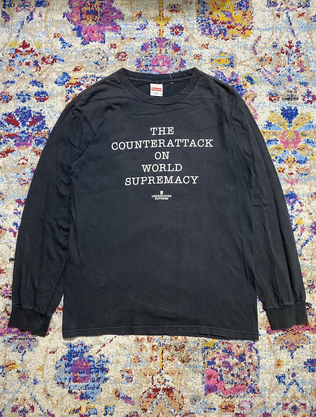 Public Enemy × Supreme × Undercover Supreme Undercover Public Enemy LS Tee Shirts Size US S / EU 44-46 / 1 - 2 Thumbnail