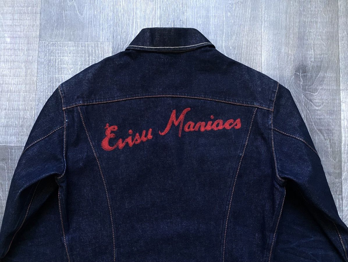 Evisu Evisu Maniacs Embroidered Logo Heritage Denim Jeans Jacket Size M / US 6-8 / IT 42-44 - 19 Thumbnail