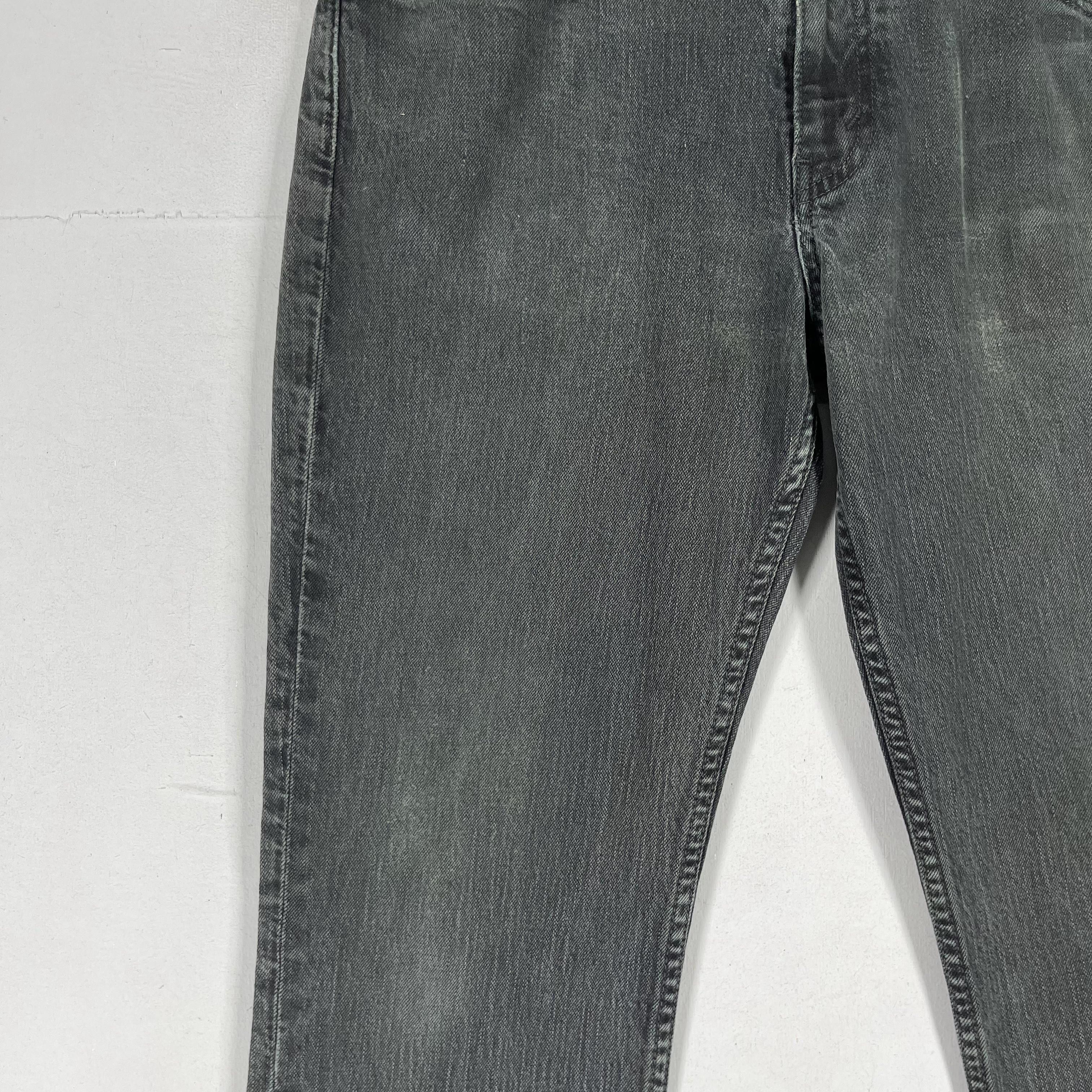 Levi's × Vintage W35 L31 Vintage Distressed Levis 511 Faded Black Wash Jeans Size US 35 - 4 Thumbnail