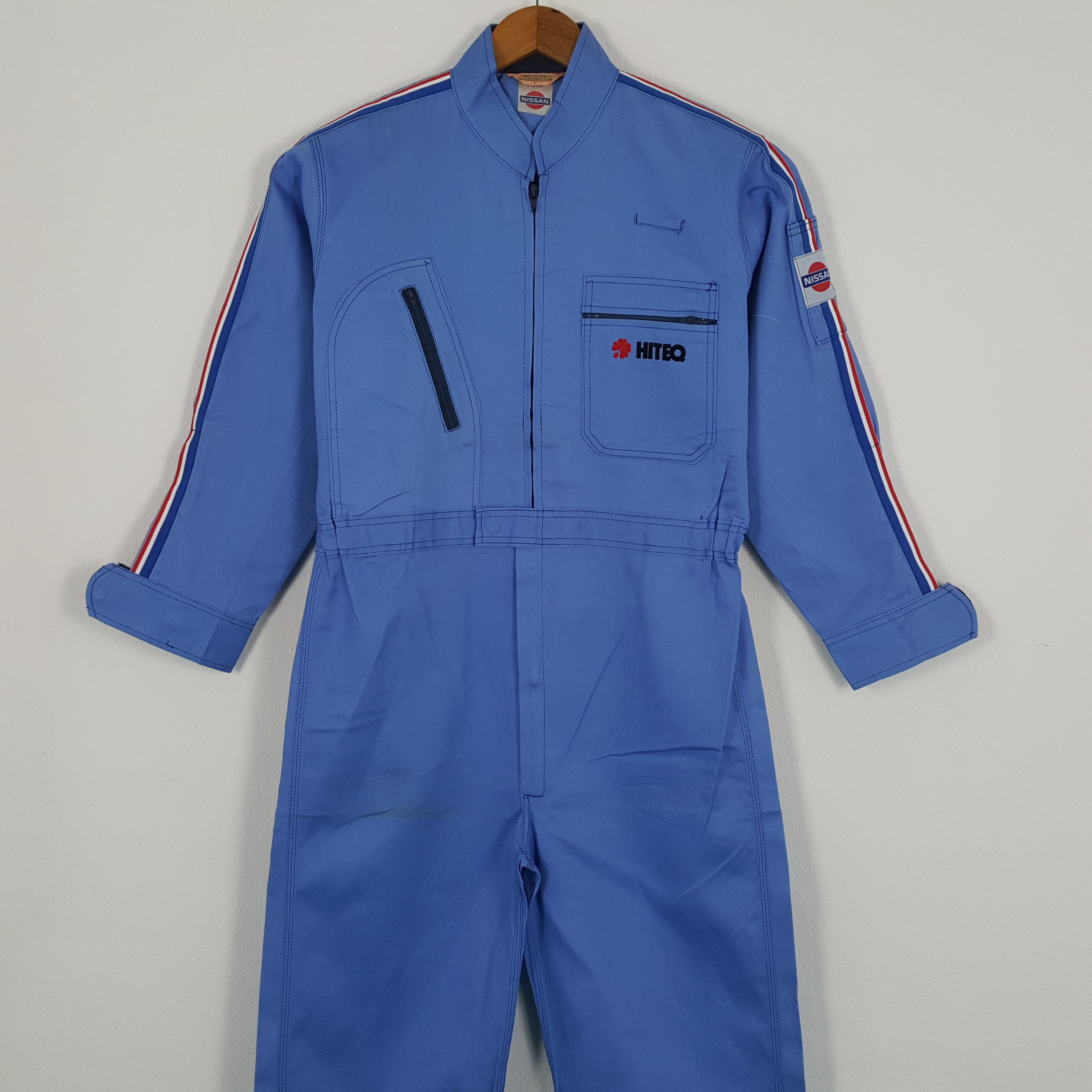 Japanese Brand × Vintage Vintage NISSAN Japanese Racing Team Coverall Jacket Size US L / EU 52-54 / 3 - 5 Thumbnail
