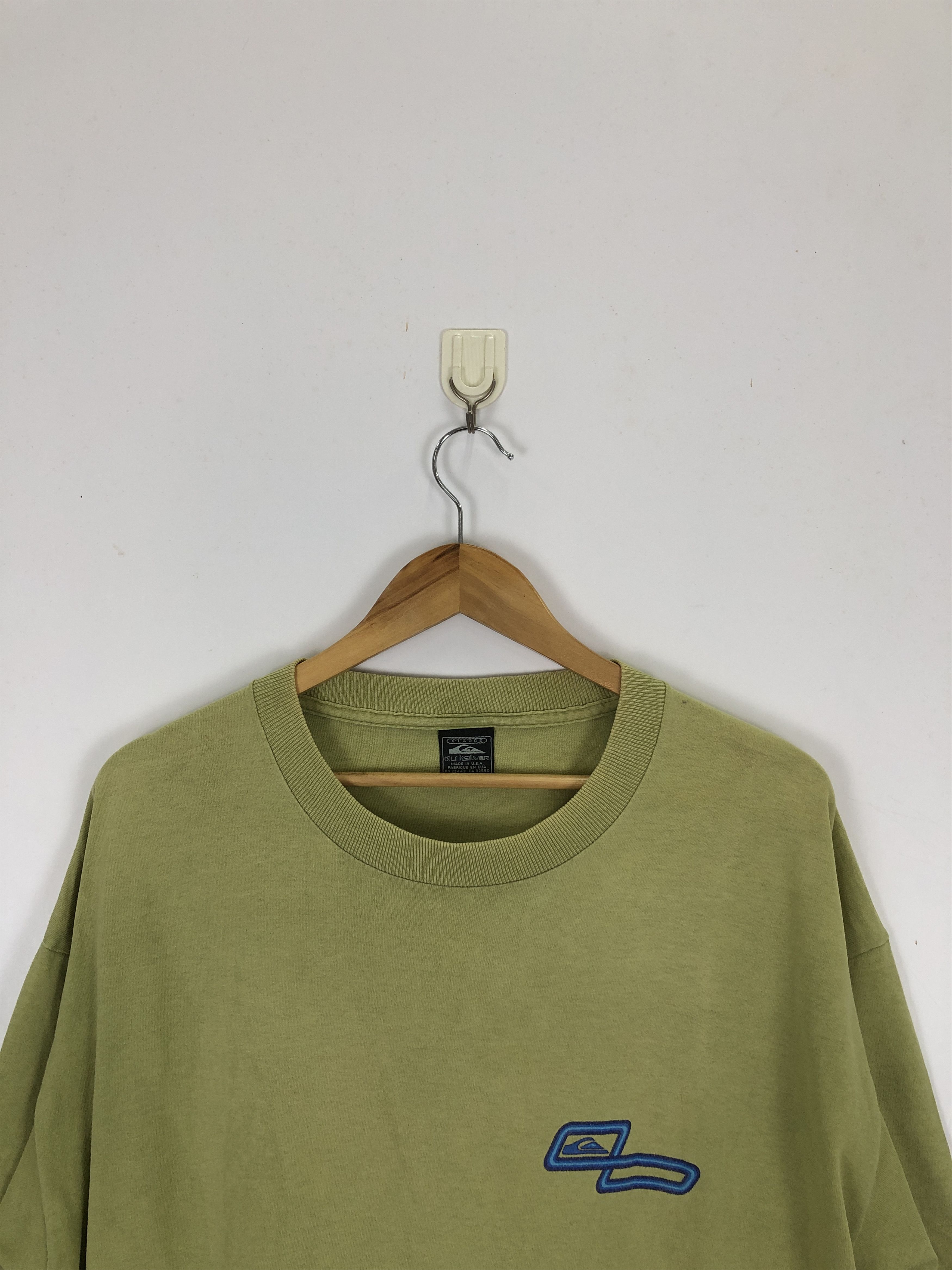 Quiksilver × Vintage Vintage 90s Quiksilver Surfing Short Sleeve T Shirt TA0496 Size US XL / EU 56 / 4 - 3 Thumbnail