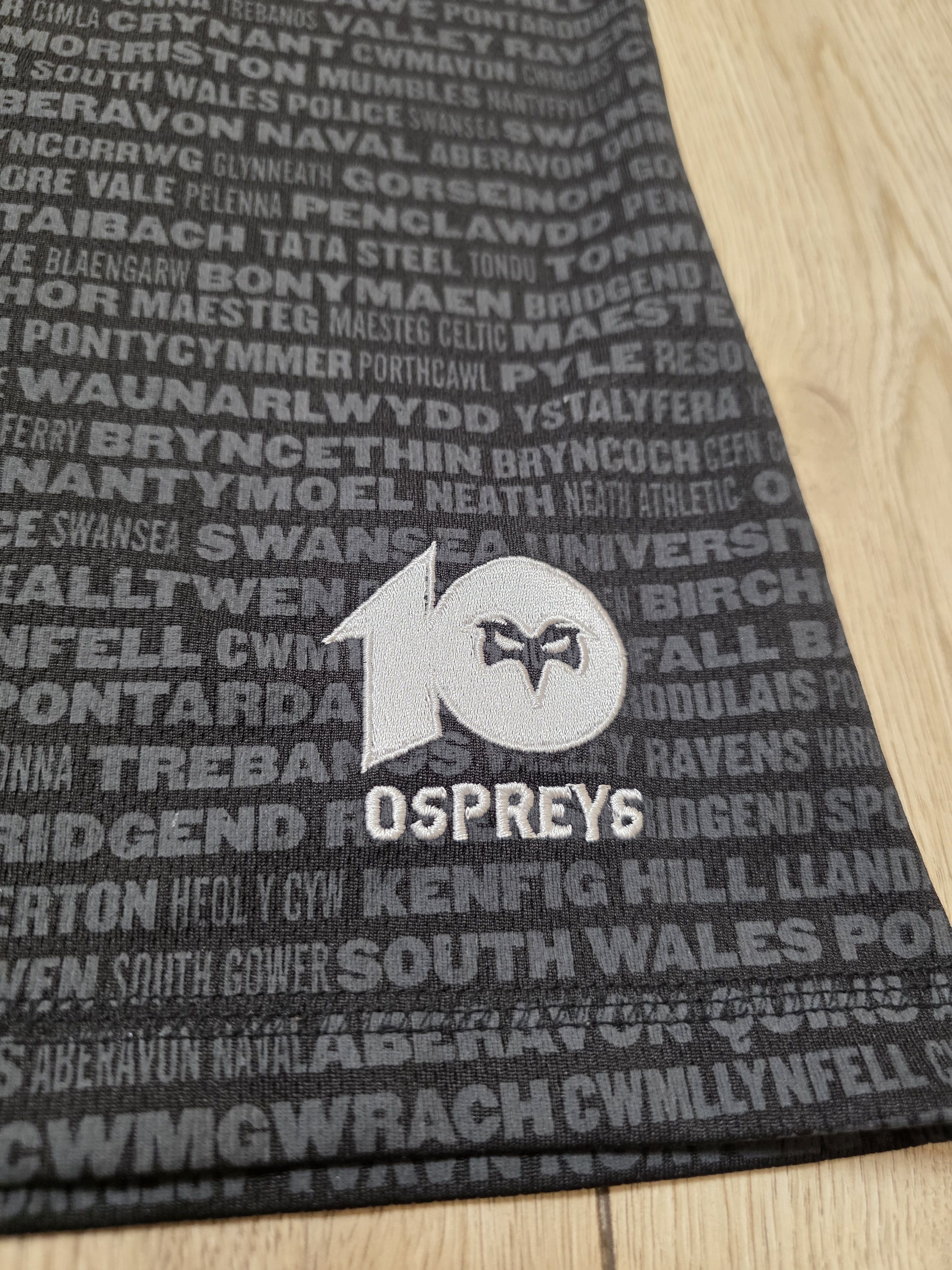 Vintage OSPREYS RUGBY VINTAGE JERSEY WALES RUGBY RARE BLACK Size US M / EU 48-50 / 2 - 5 Thumbnail