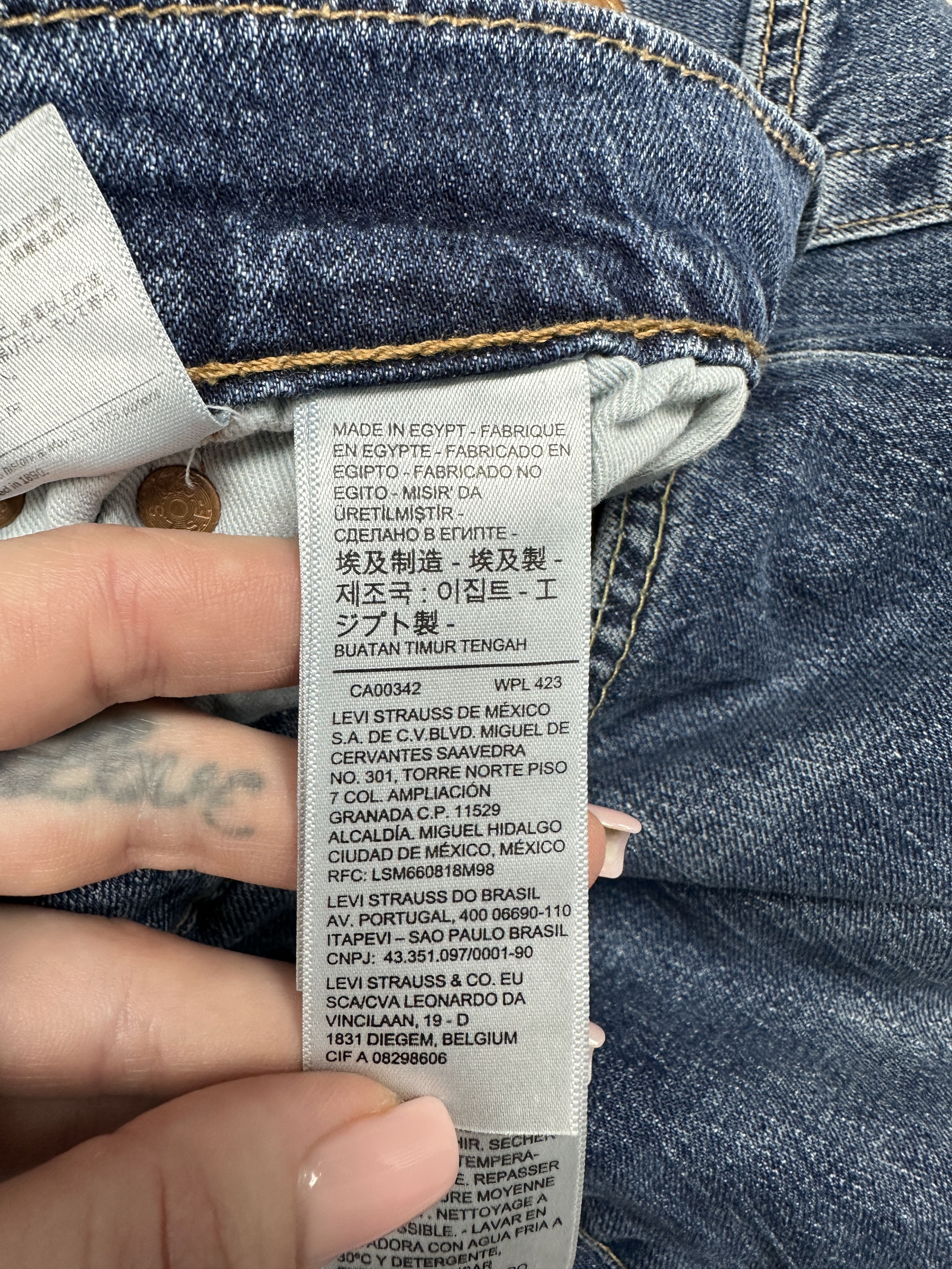 Levi's Levi's 512 Mens Premium Denim Pants Big E Jeans Size 36 x 32 Size US 36 / EU 52 - 9 Thumbnail