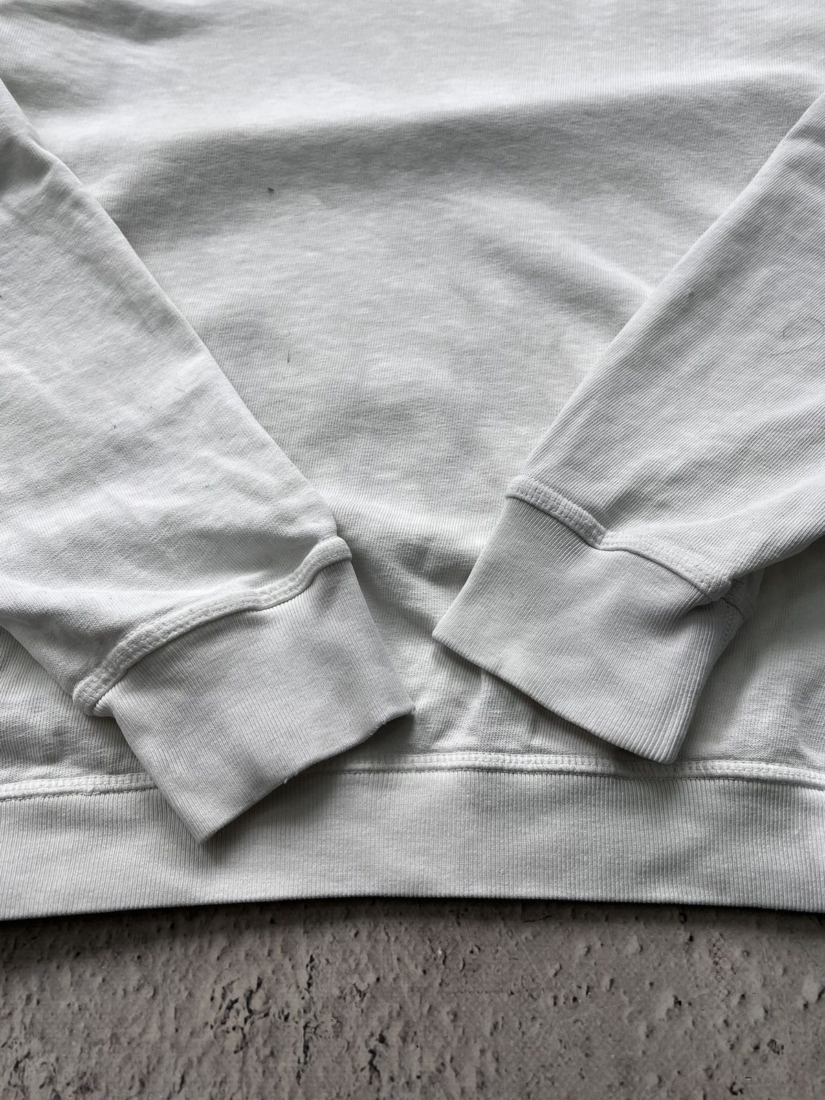 Stone Island WHITE GRADIENT WASHED STONE WHITE SWEATSHIRT STONE ISLAND Size US L / EU 52-54 / 3 - 8 Thumbnail