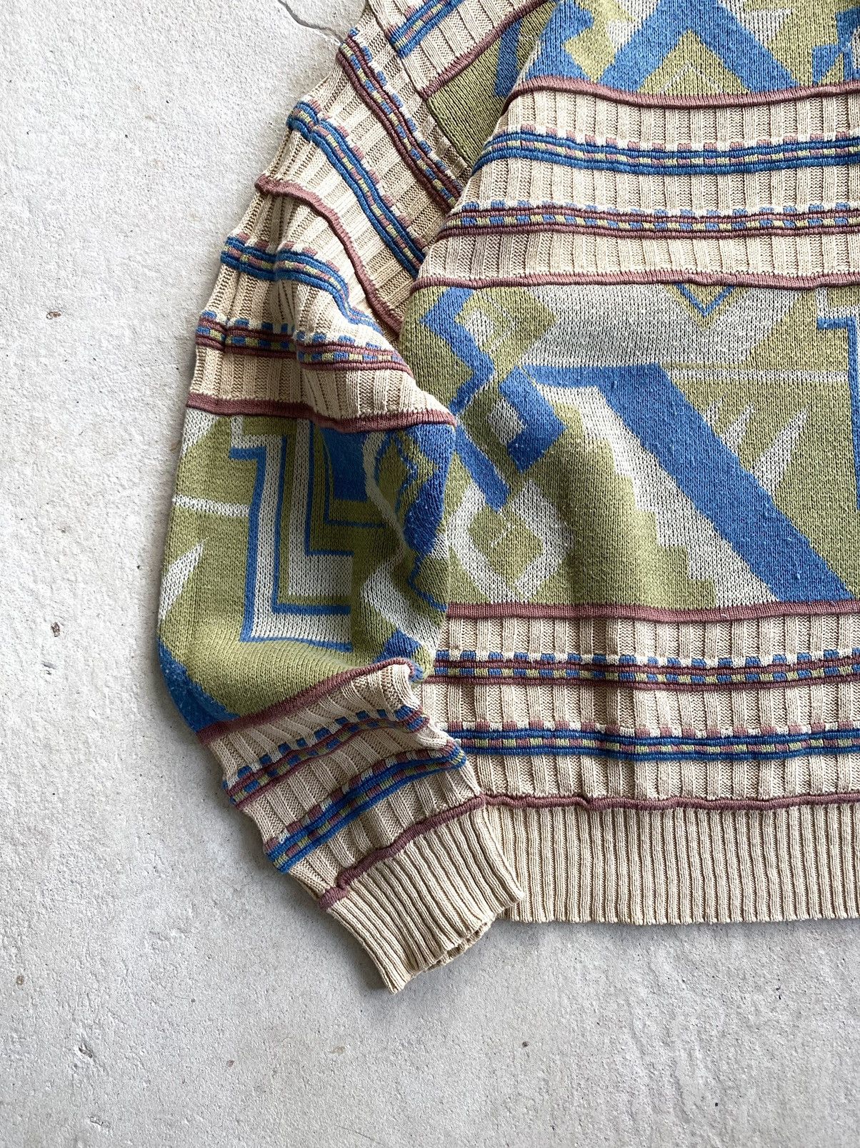 Coogi Rare! Vintage Abstract Knit Sweater Japanese Hype Retro Size US M / EU 48-50 / 2 - 6 Thumbnail