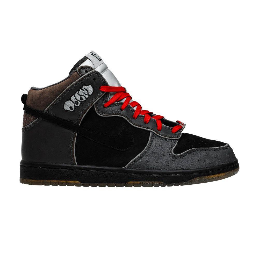 Vintage 2007 NIKE DUNK HIGH PREMIUM SB MF DOOM futura heineken Size US 11 / EU 44 - 2 Thumbnail