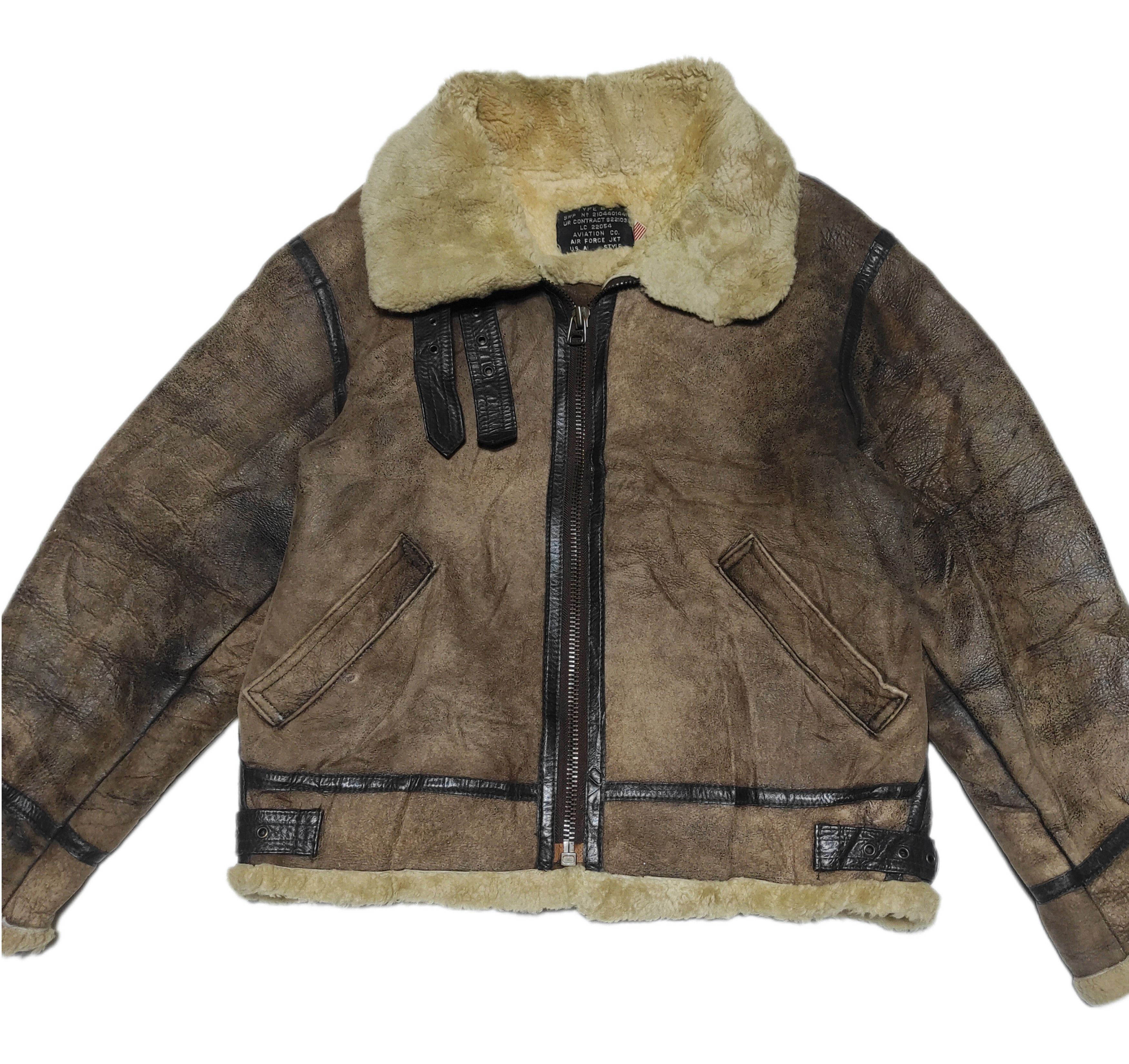 Other Shearling Jacket Type B-3 Air Force By Aviation Co, Size US M / EU 48-50 / 2 - 3 Thumbnail