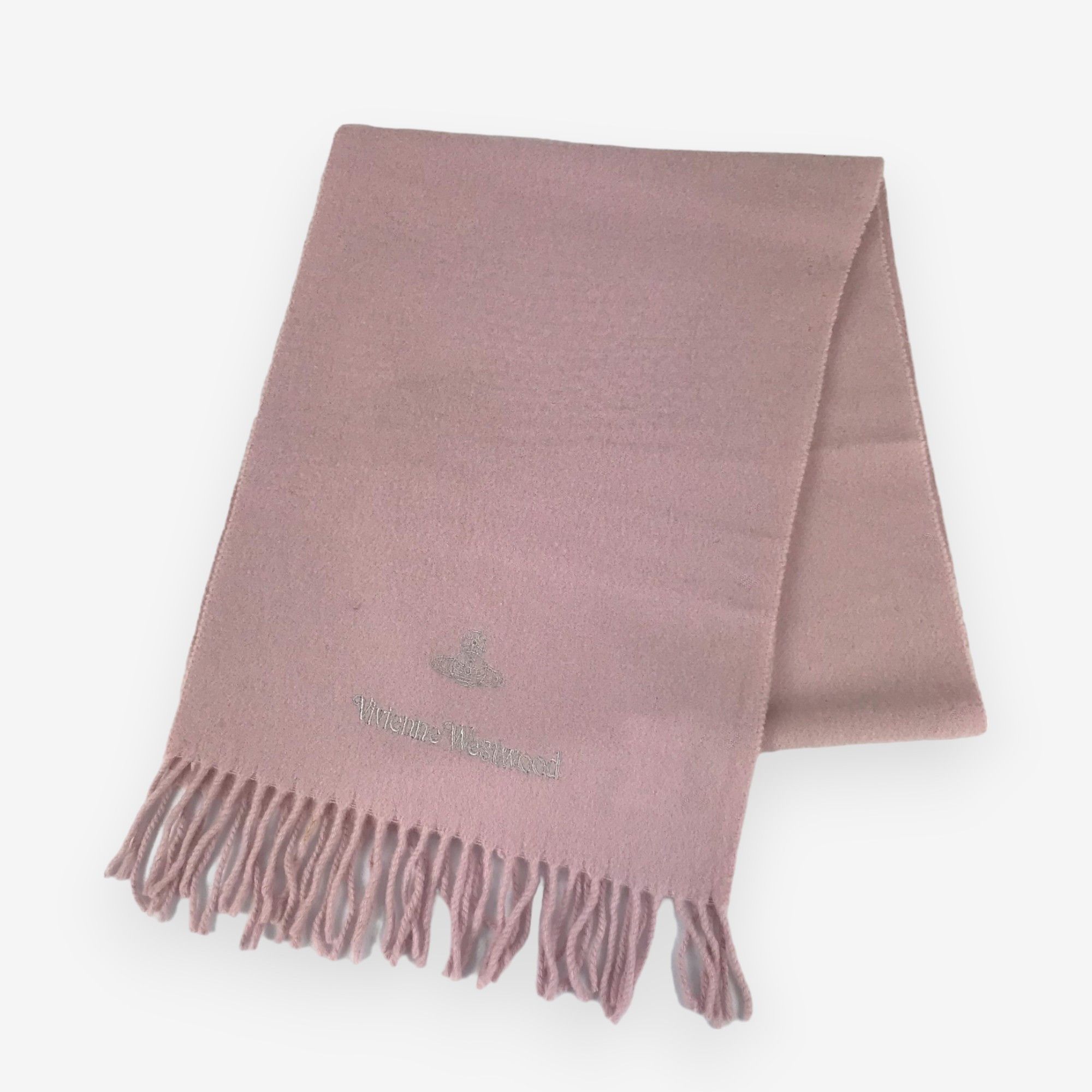 Vintage × Vivienne Westwood Vintage Vivienne Westwood Scarf Muffler Orbs Wool Scarves Size ONE SIZE - 2 Thumbnail