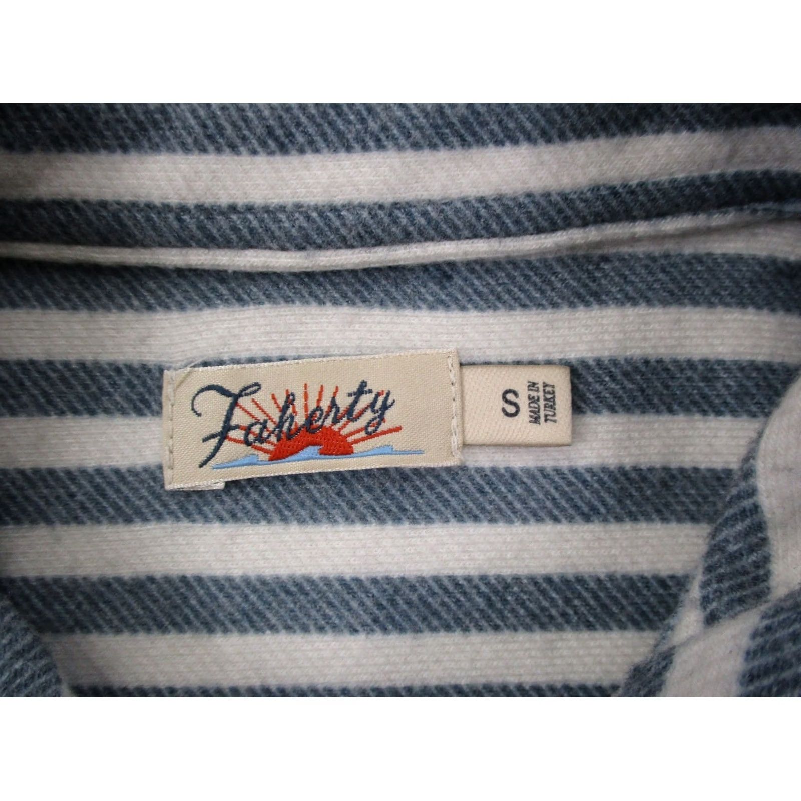 Faherty Faherty Shirt Men S Striped Lightweight Button-Up Collared Button-Down Multicolor Casual Business Long Sleeve Preppy Modern Size US S / EU 44-46 / 1 - 6 Thumbnail