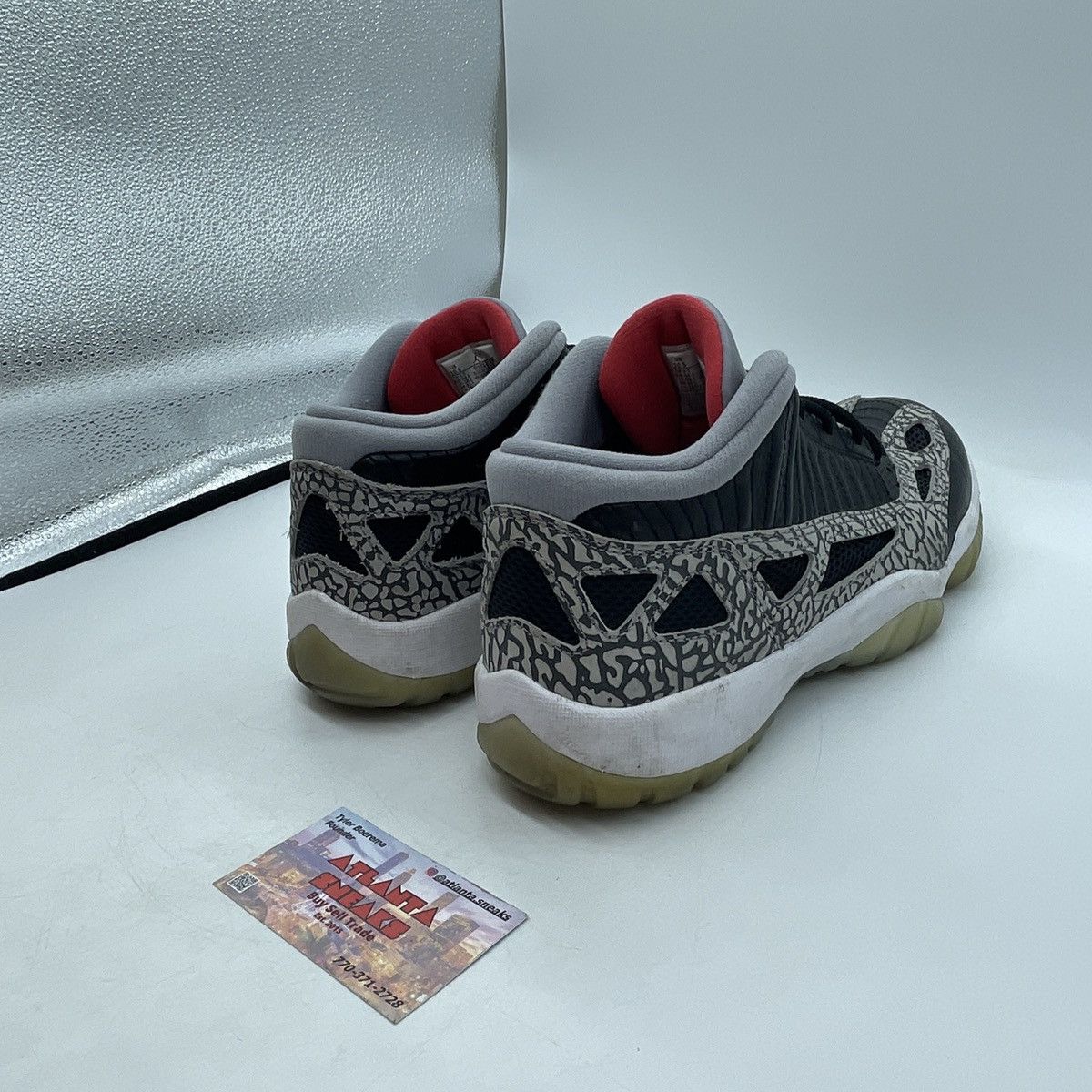 Jordan Brand Air Jordan 11 low black cement Size US 10.5 / EU 43-44 - 5 Thumbnail