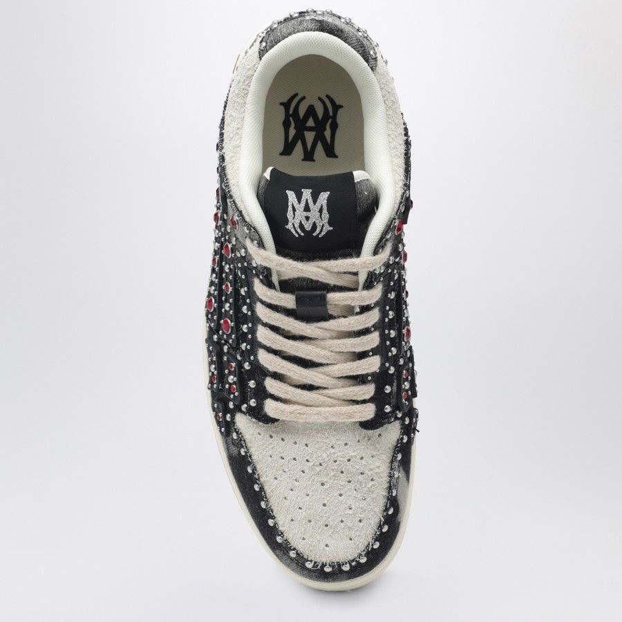 Amiri o1d2blof0226 Skelton Low-Top Sneakers in Black Size US 11 / EU 44 - 3 Thumbnail