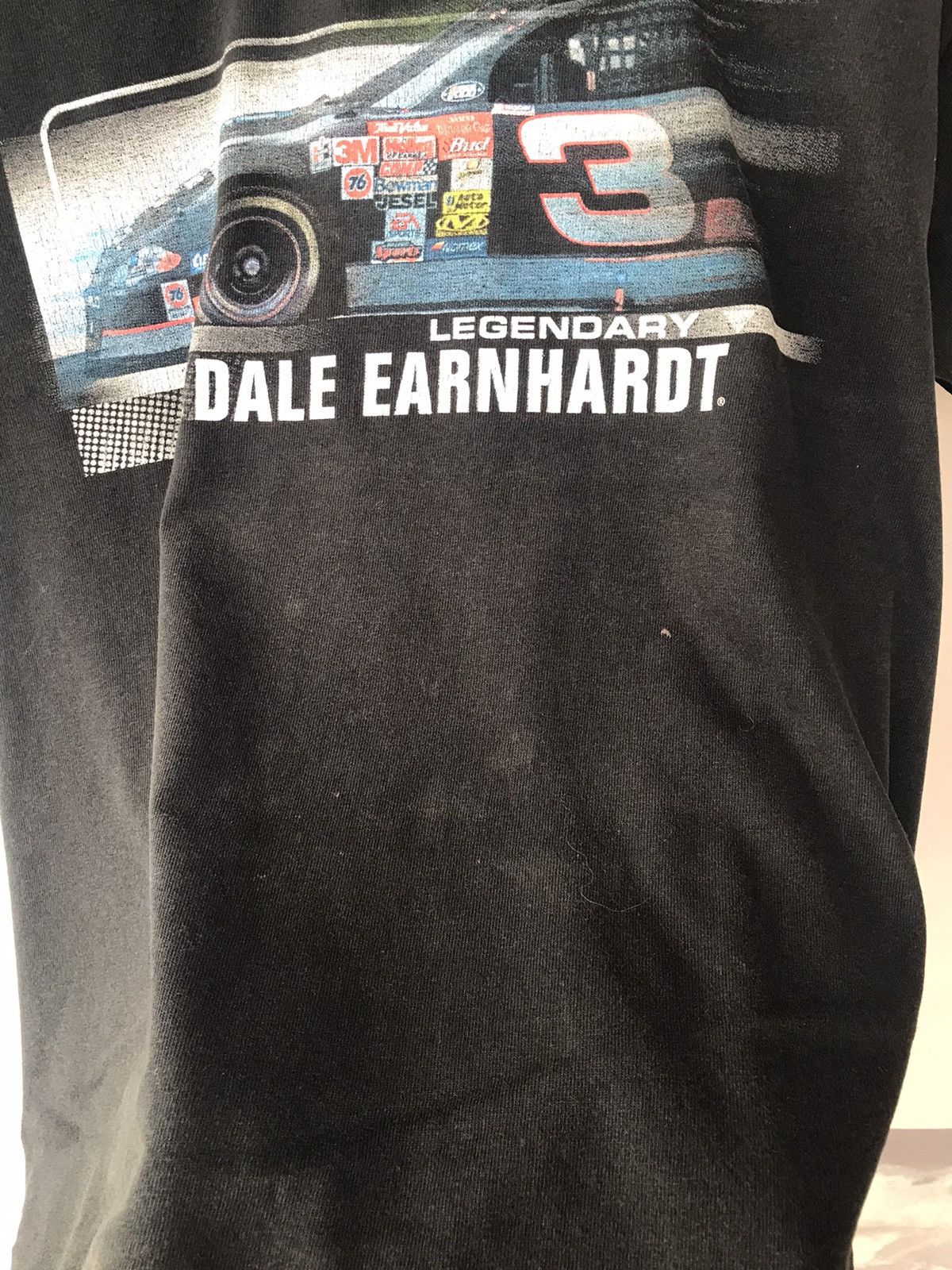Vintage VINTAGE DISTRESSED NASCAR DALE EARNHARDT TEE racing team Size US M / EU 48-50 / 2 - 4 Thumbnail