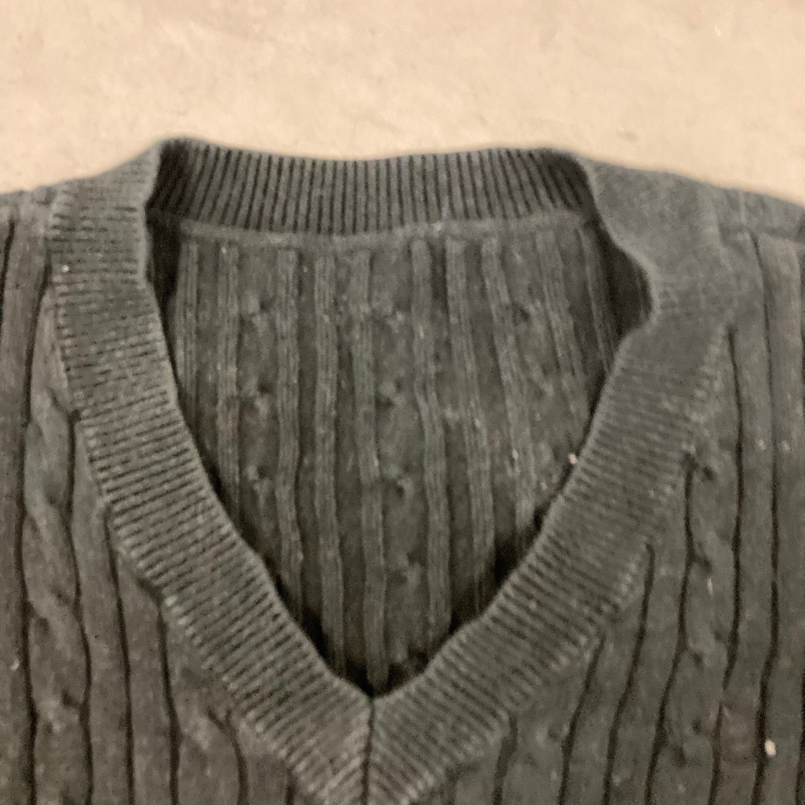 Vintage vintage y2k black cable knit sweater Size US M / EU 48-50 / 2 - 4 Thumbnail