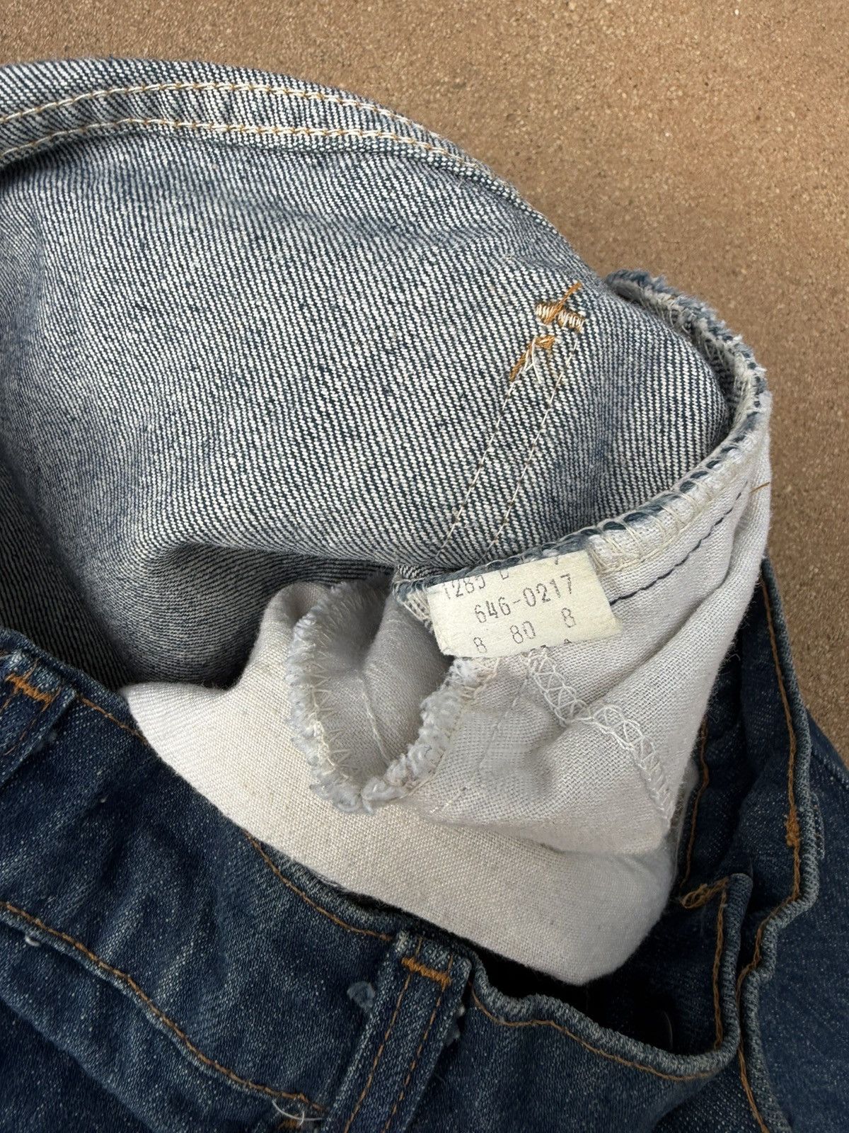 Levi's Vtg 80’s Levi’s 646 Orange Tab Bellbottom Flare Jeans 33x30 Size US 33 - 6 Thumbnail