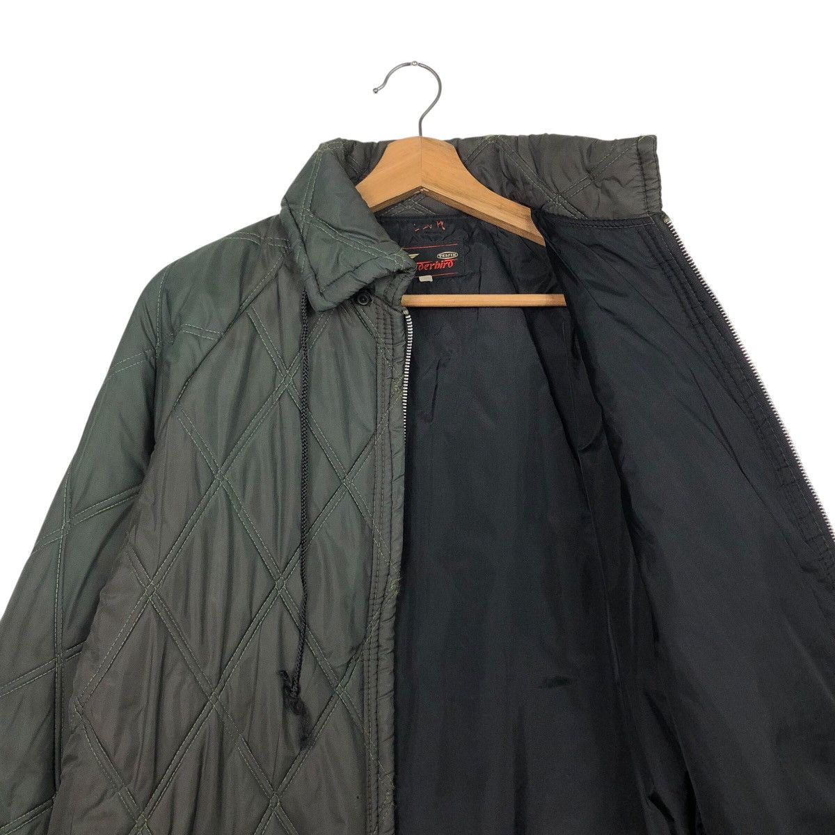 Japanese Brand × Vintage 📌Vintage Racing Bike Jacket Quilted Thunderbird Issey Miyake Size US L / EU 52-54 / 3 - 13 Thumbnail