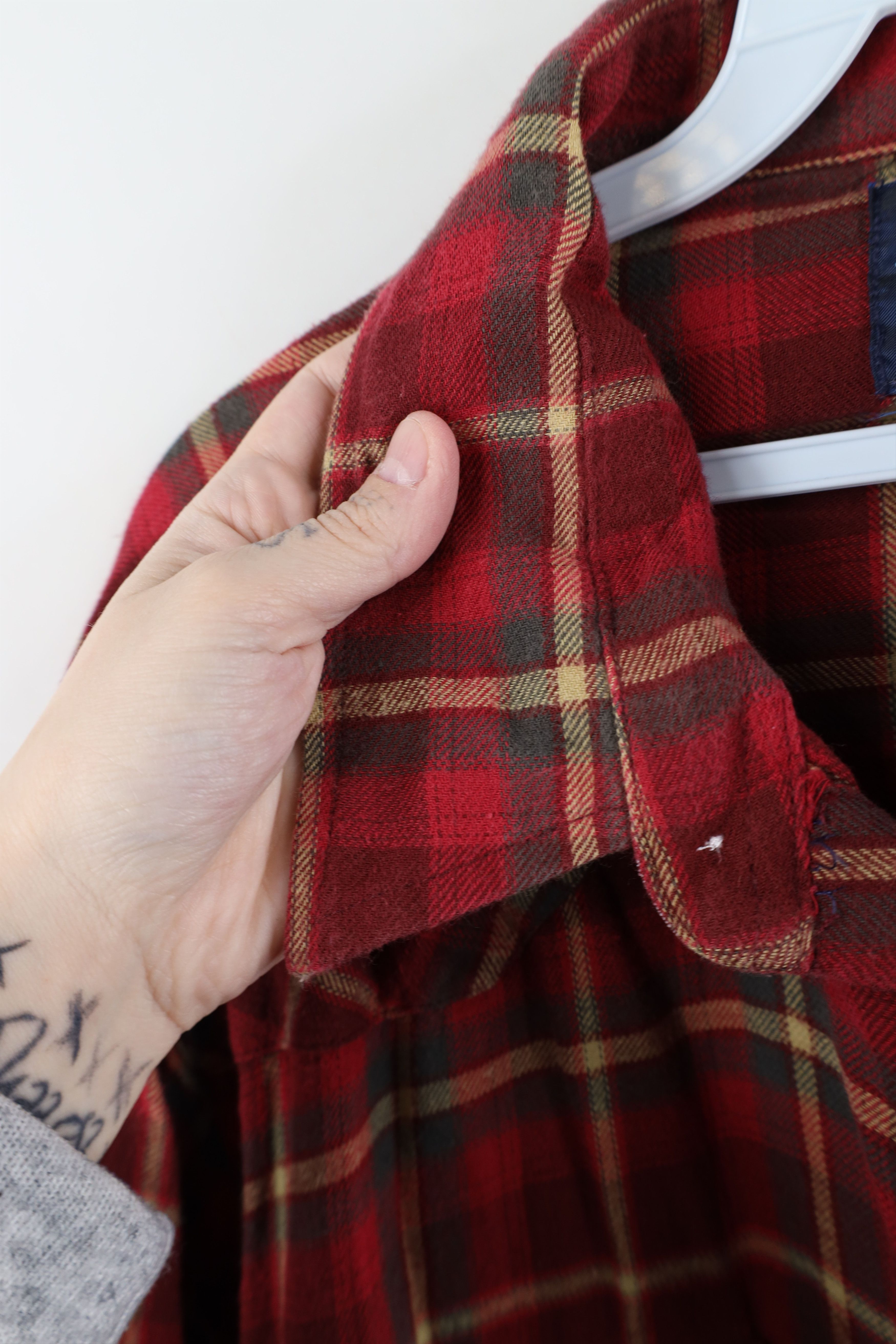 Vintage × Wrangler Vintage 90s Wrangler Western Rodeo Snap Button Shirt Plaid Size US XXL / EU 58 / 5 - 9 Thumbnail