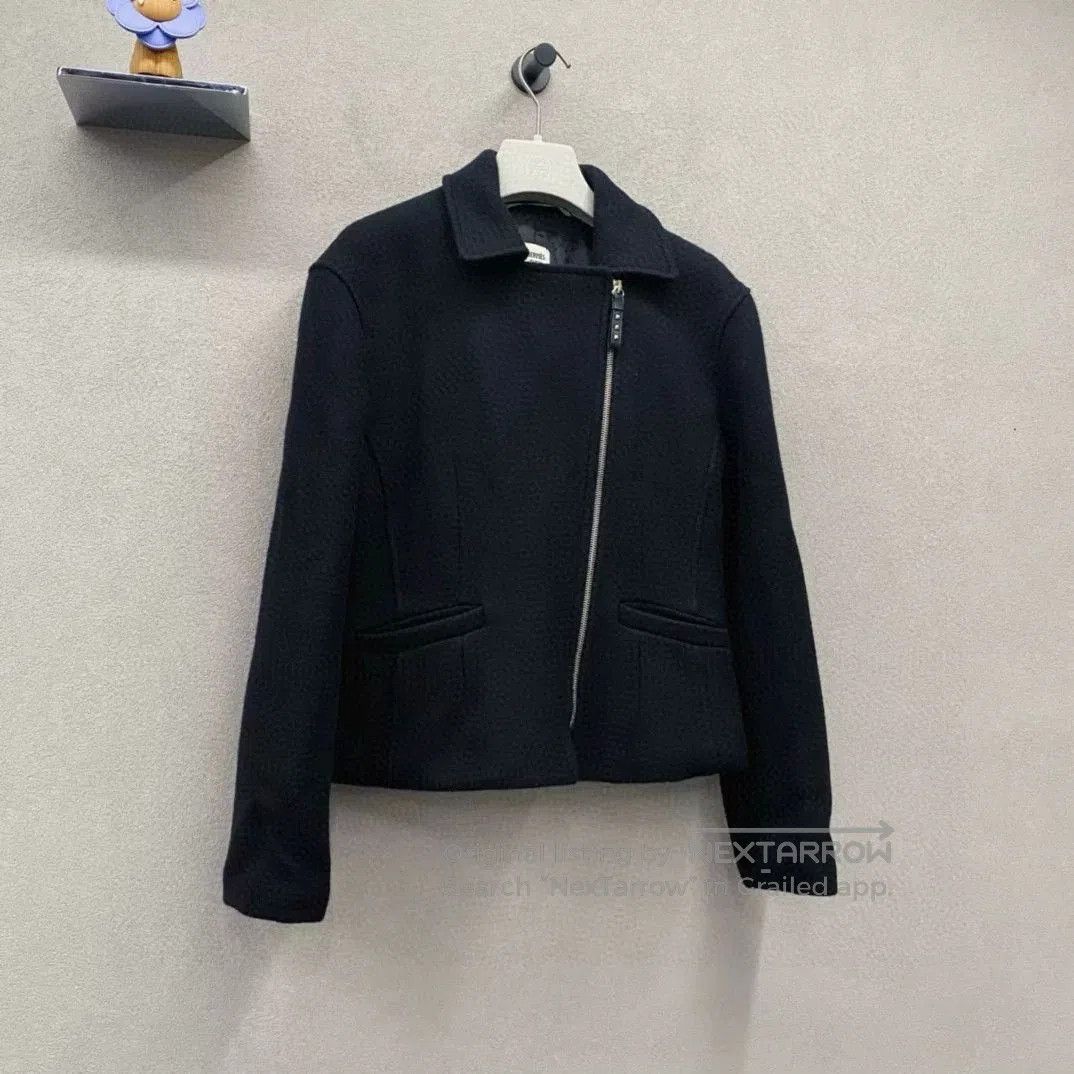Hermes Hermes Black Irregular Zipper Jacket. Size S / US 4 / IT 40 - 3 Thumbnail