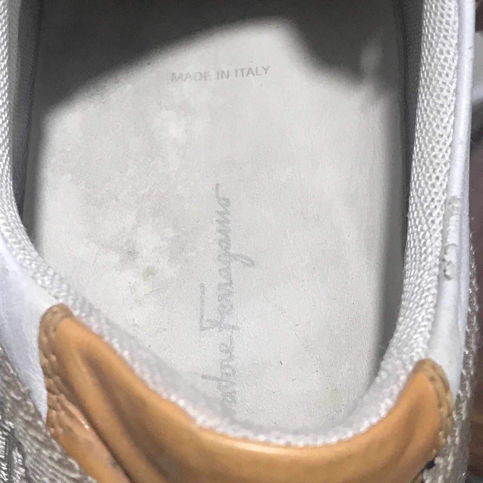 Salvatore Ferragamo Salvatore Ferragamo Sneaker leather Shoes Made Italy orange Size US 10 / EU 43 - 11 Thumbnail