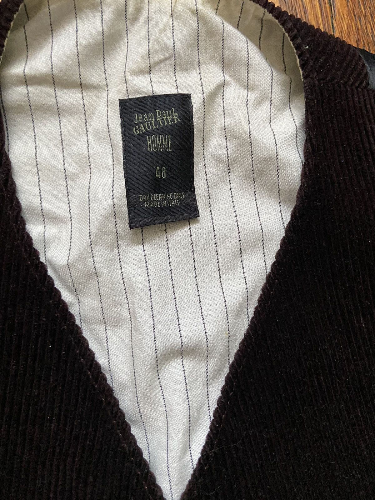 Jean Paul Gaultier Jean Paul Gaultier Velvet vest. Size S / US 4 / IT 40 - 2 Thumbnail