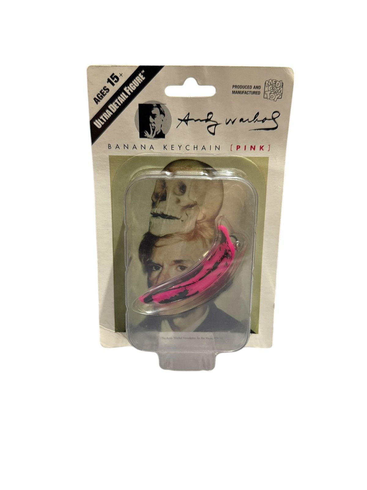 Andy Warhol × Medicom Toy Andy Warhol Ultra Detail Figure Banana Pink New Size ONE SIZE - 1 Thumbnail