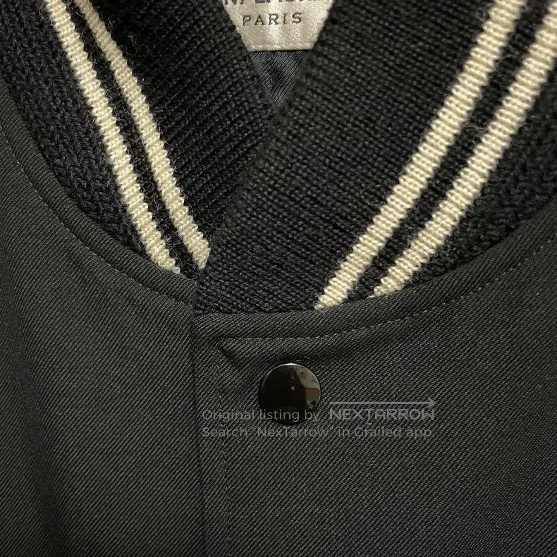 Saint Laurent Paris Saint Laurent Paris Studded Baseball Jacket Size US M / EU 48-50 / 2 - 3 Thumbnail