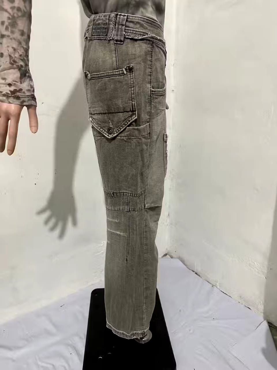 Marithe + Francois Girbaud Rare!!! Marithe Francois Girbaud Distressed Cropped Pants Size 28" / US 6 / IT 42 - 6 Thumbnail