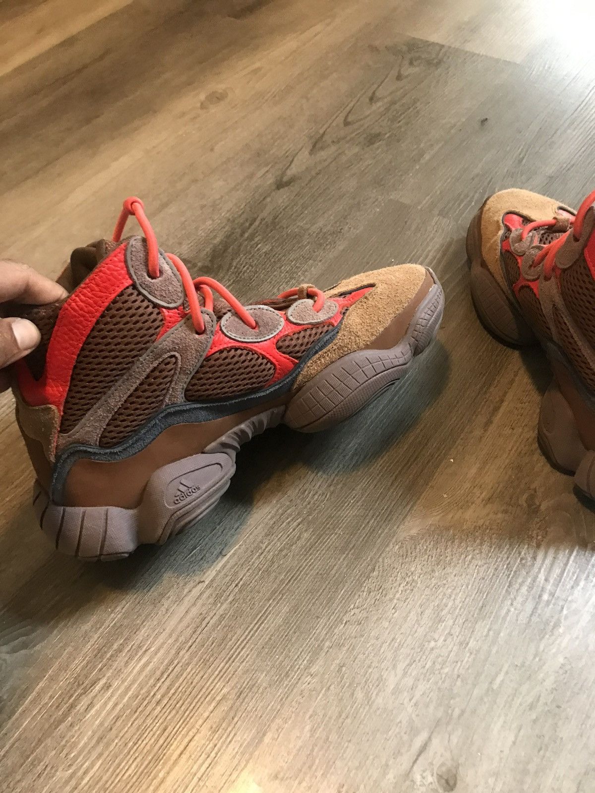 Yeezy Adidas Yeezy high top sneaker 500 sumac Size US 10.5 / EU 43-44 - 9 Thumbnail