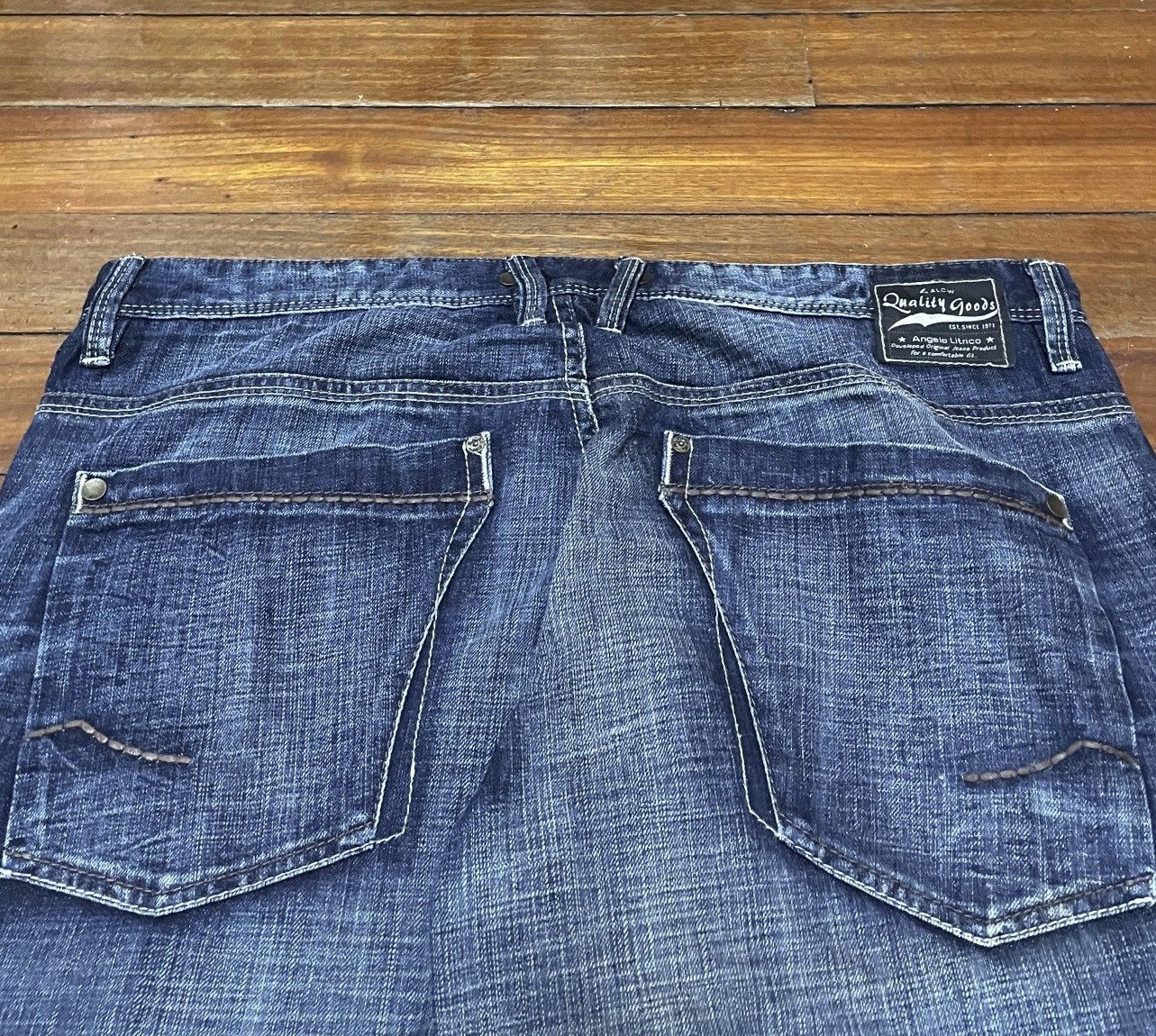Angelo Litrico × Designer × Vintage Very Rare Vintage Angelo Litrico Baggy Oversized Jeans 2000s Size US 40 / EU 56 - 4 Thumbnail