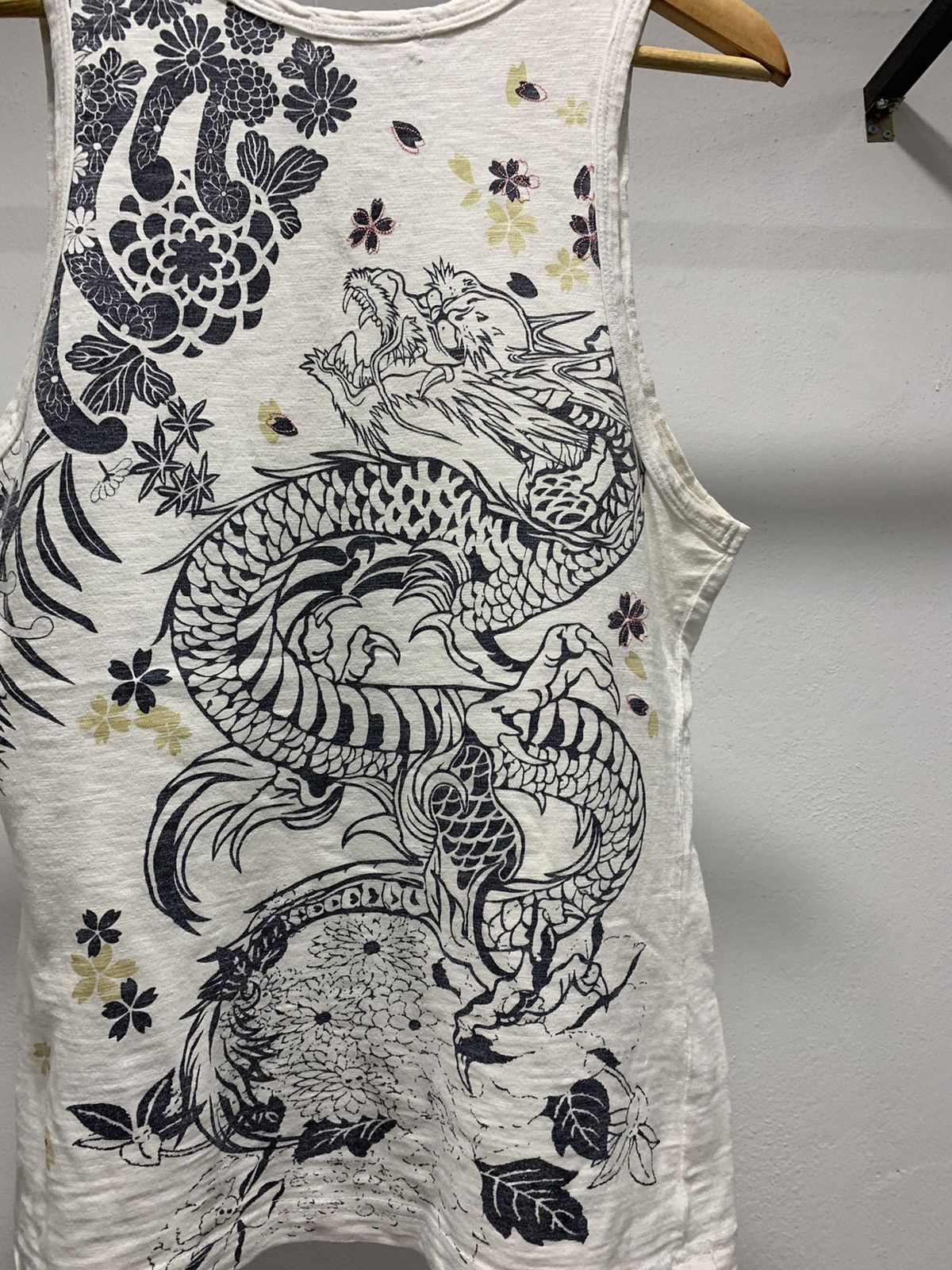 Japanese Brand Japan Dragon Sukajan Singlet 90s Size US S / EU 44-46 / 1 - 8 Thumbnail
