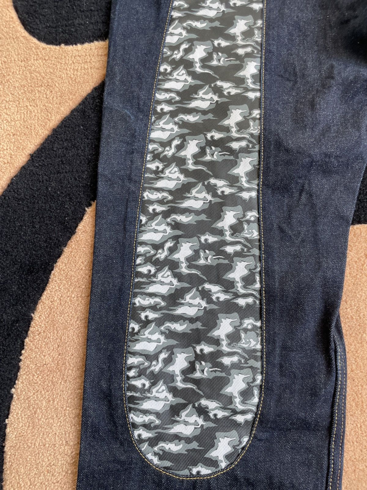 Evisu × Vintage evisu grey camo daicock style jeans size：32x34 Size US 32 / EU 48 - 5 Thumbnail