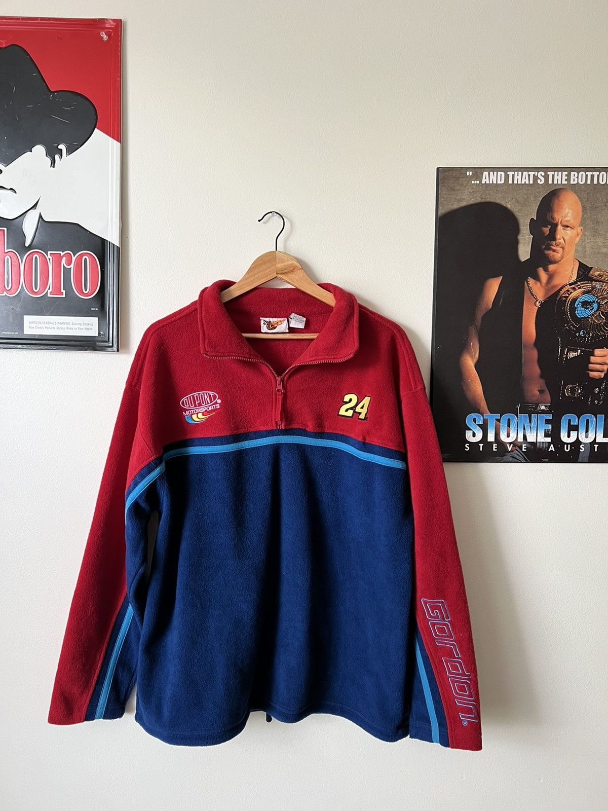 Vintage × Winners Circle Jeff Gordon Quarter Zip Fleece Size US L / EU 52-54 / 3 - 1 Thumbnail