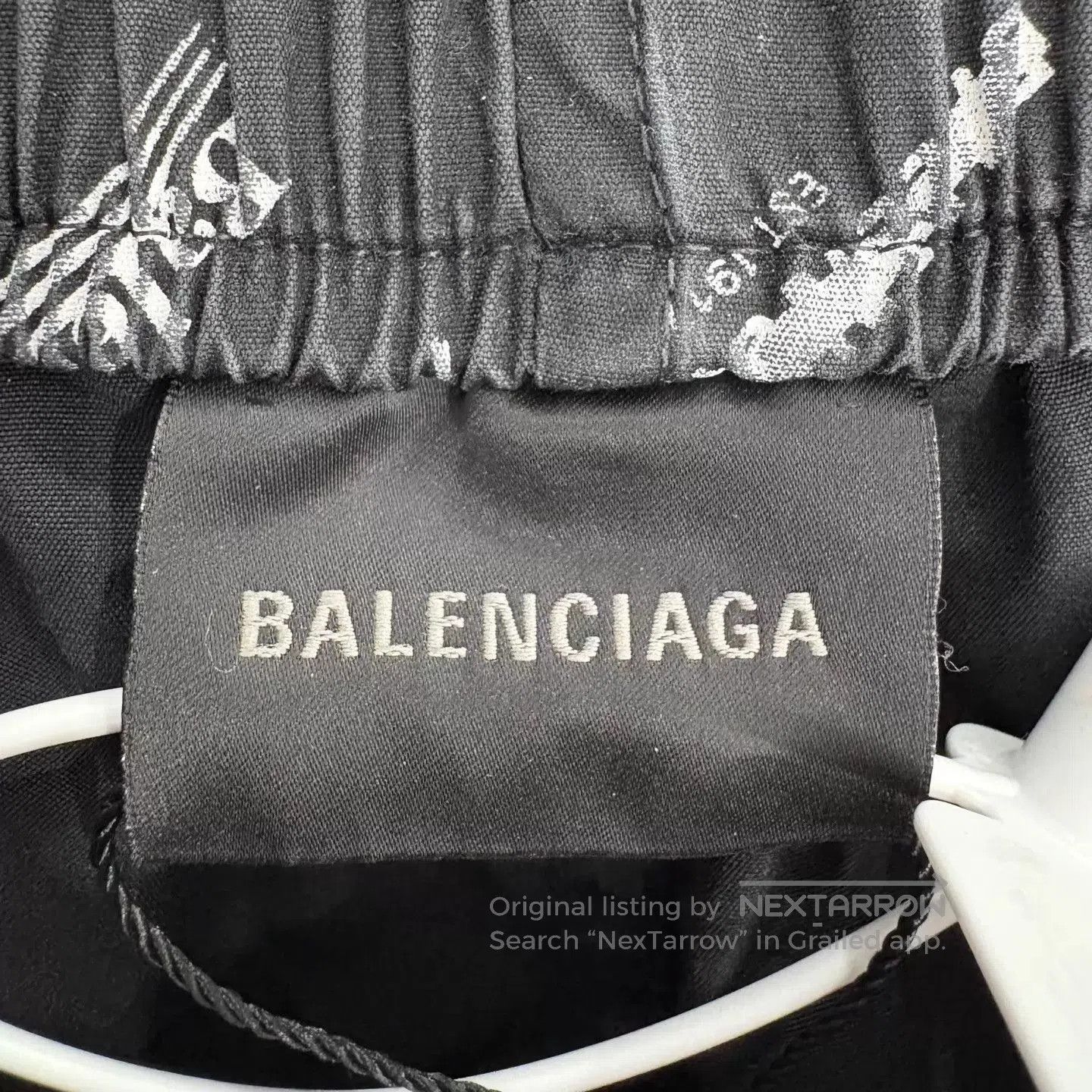 Balenciaga Black Printed Casual Shorts. Size US 28 / EU 44 - 3 Thumbnail