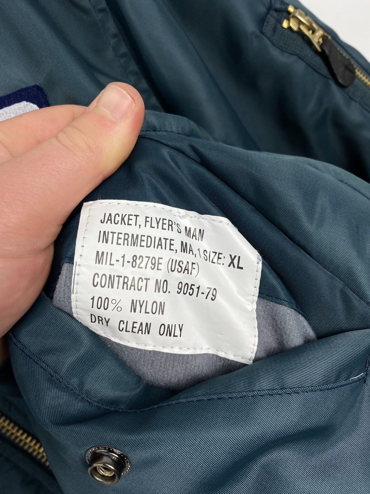 Vintage Alpha MA-1 Bomber Flyer’s Jacket Schott Y2K Size US L / EU 52-54 / 3 - 14 Thumbnail