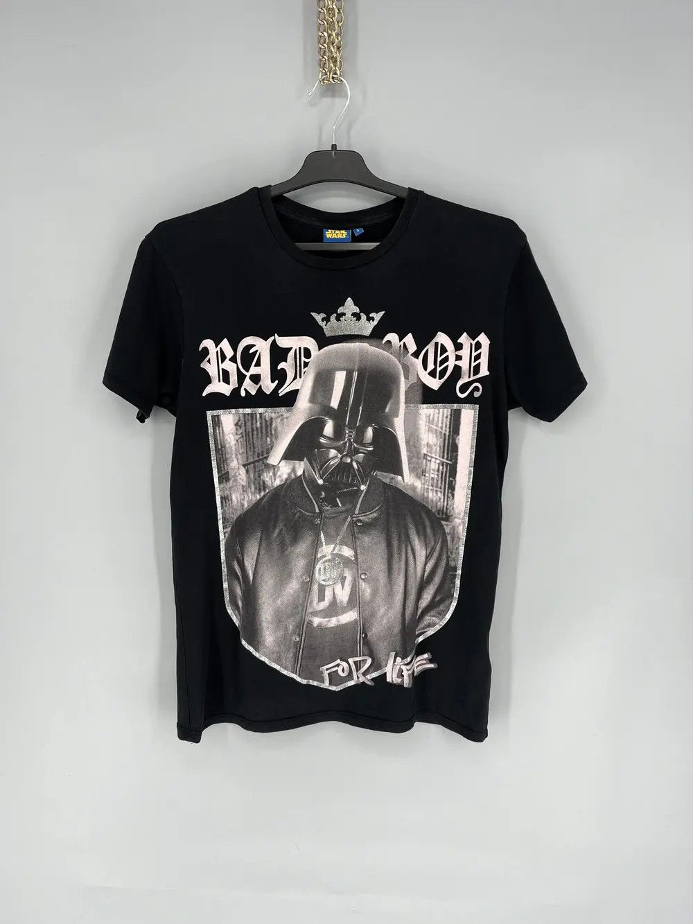 Star Wars Vintage Star Wars Parody Black Boys Mens Tshirt Darth Vader Size US S / EU 44-46 / 1 - 1 Thumbnail
