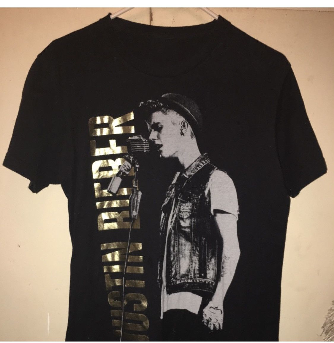 Justin Bieber 2013 Justin Bieber Spellout Live Band Concert Tour T Shirt Size US S / EU 44-46 / 1 - 1 Thumbnail